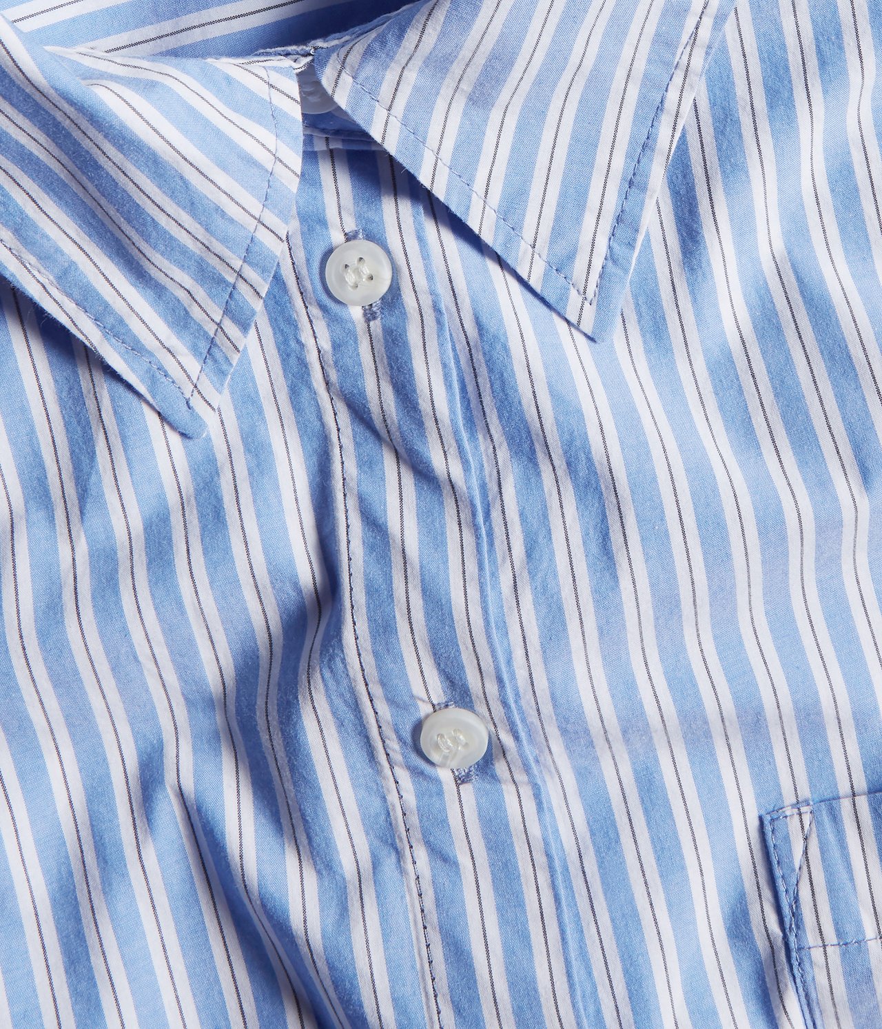 Oversize skjorta Blå - null - 4