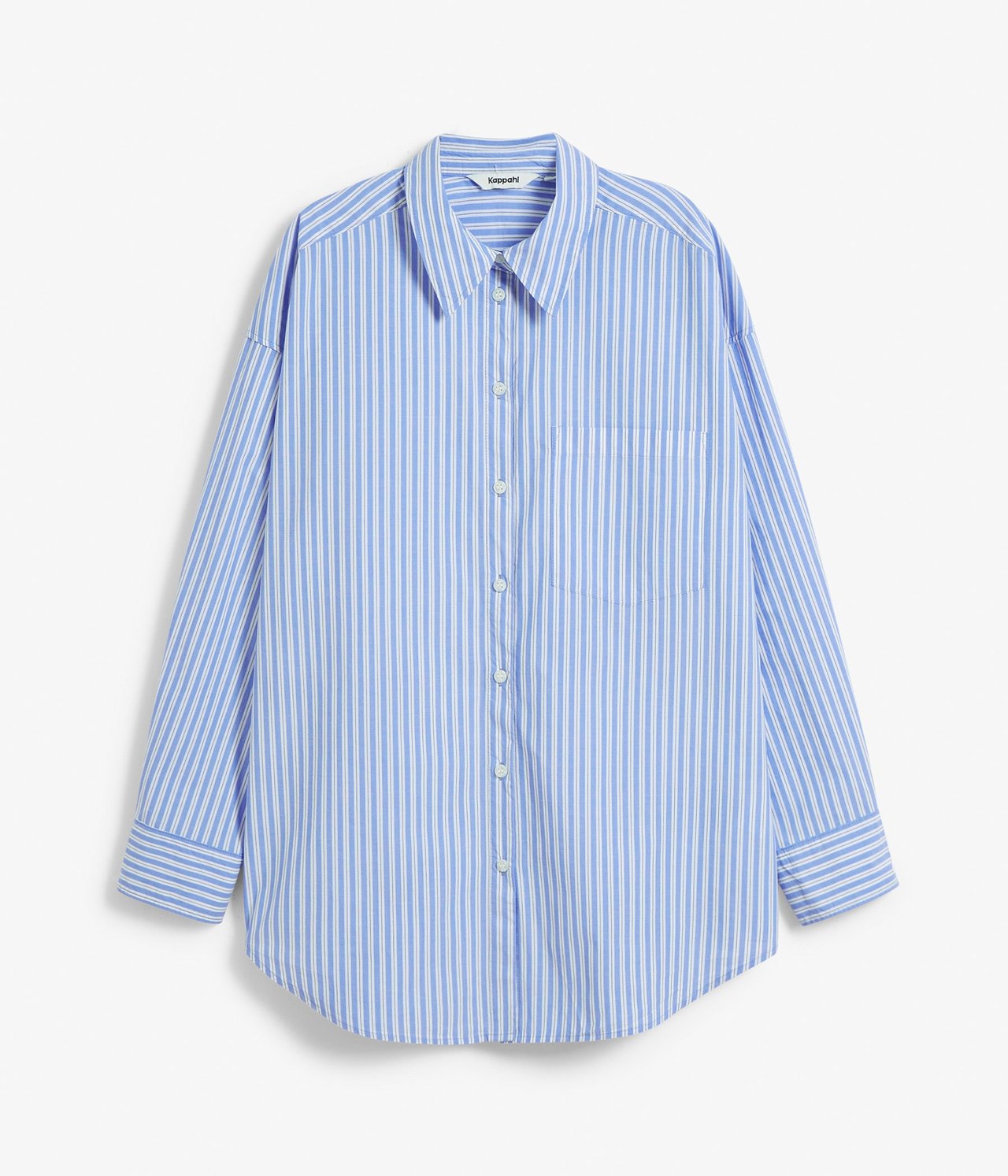Oversize skjorte Blå - null - 1