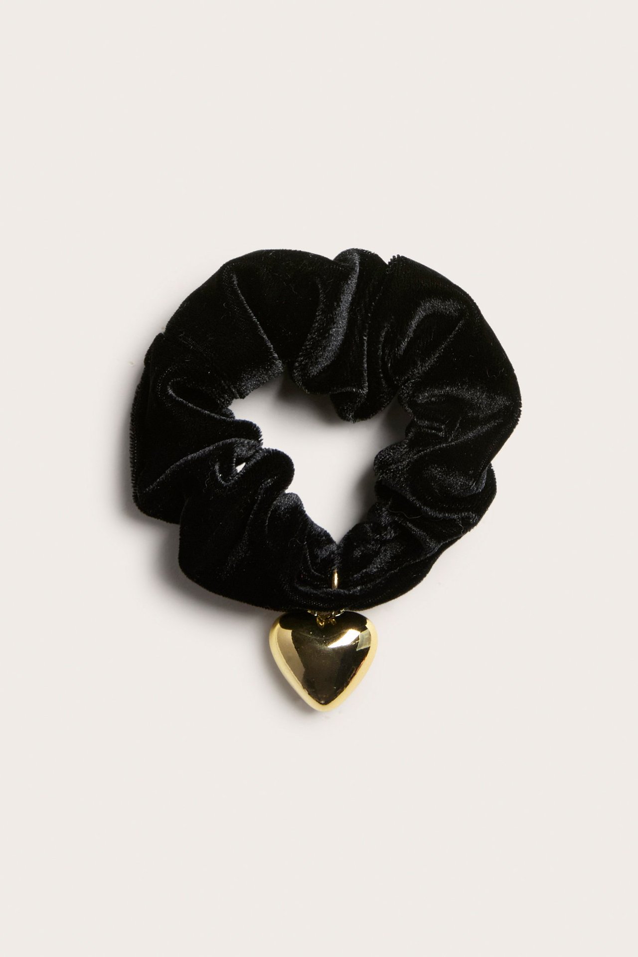 Scrunchie med hjärta