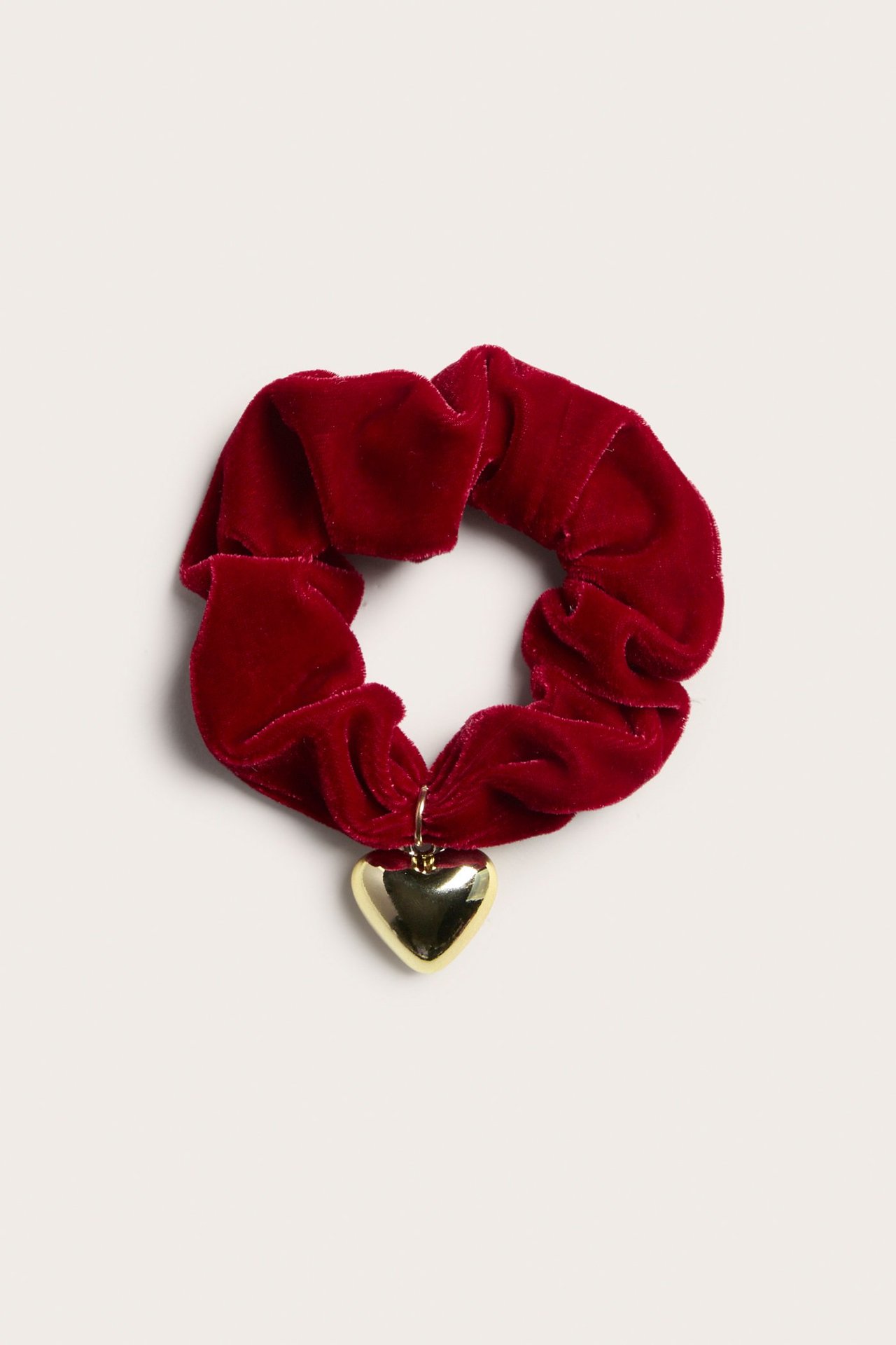 Scrunchie med hjärta