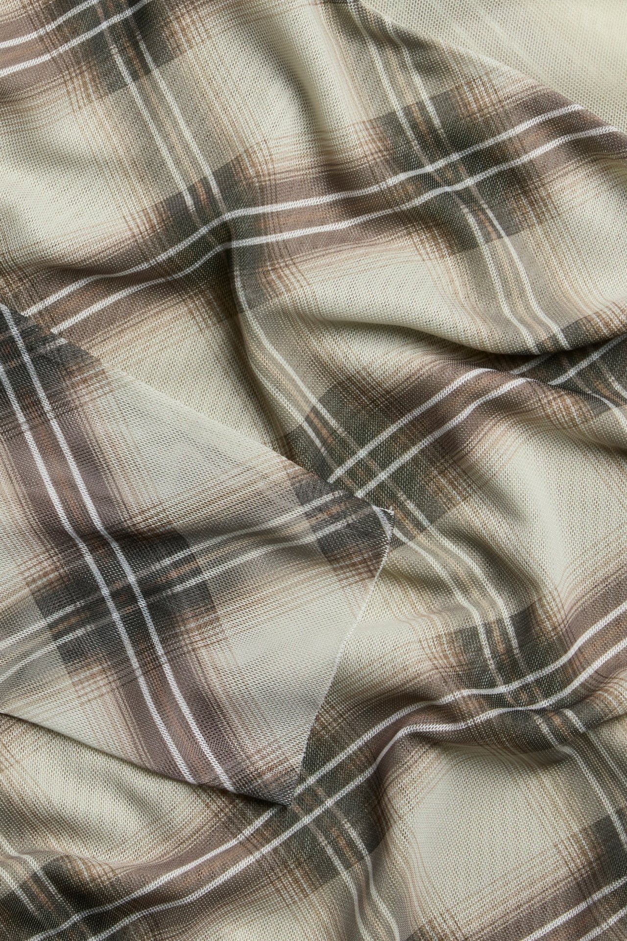 Långärmad topp - Beige - 5