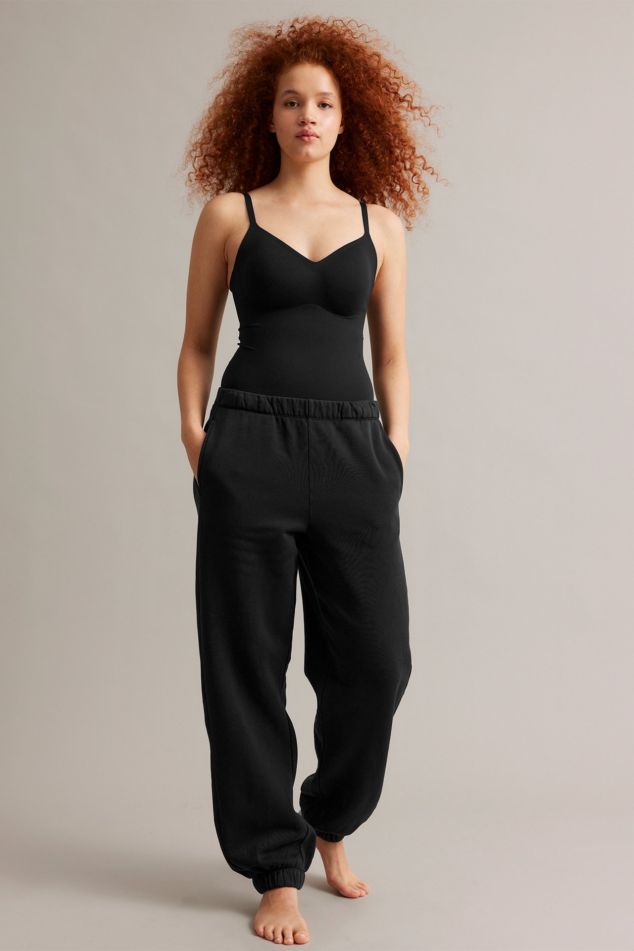 Collegehousut - Musta - 1