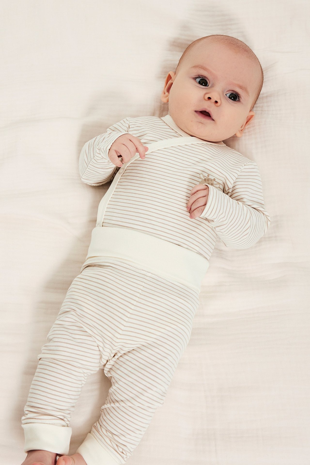 Raidallinen 2-osainen vauvojen setti