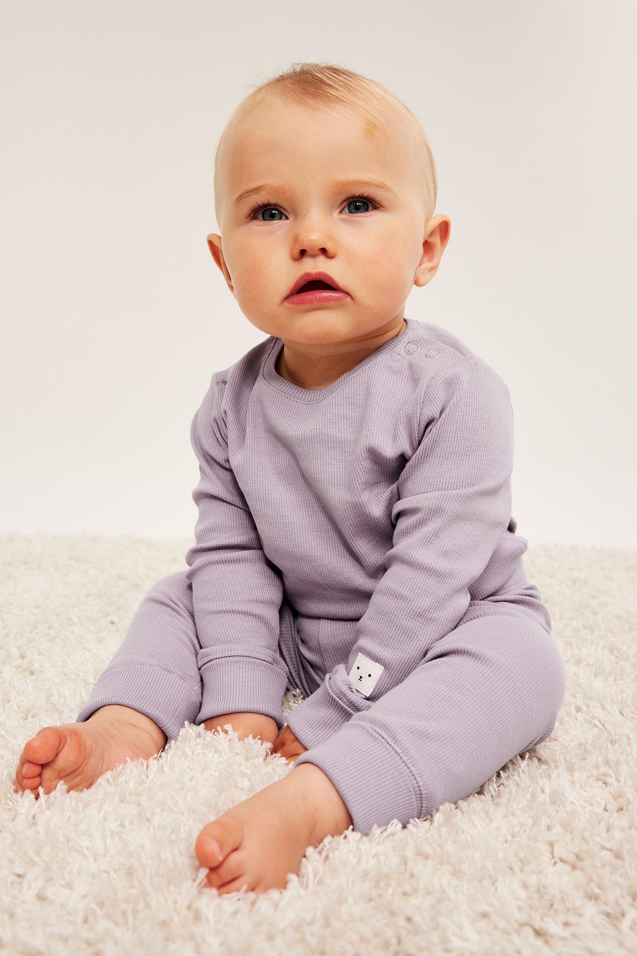 Forlengbar ribbet body - Lilla - 9