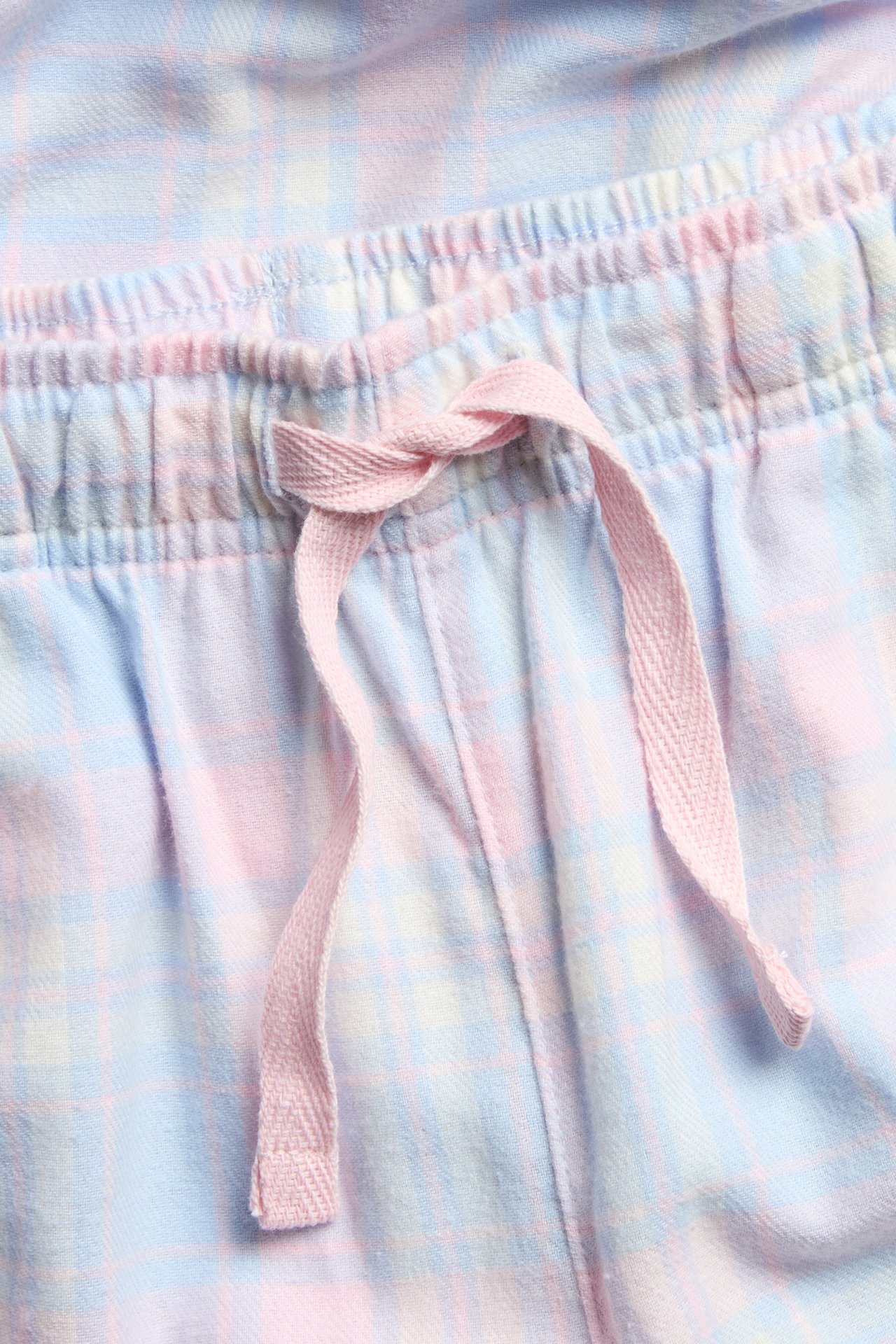 Flanelowe spodnie piżamowe w kratę