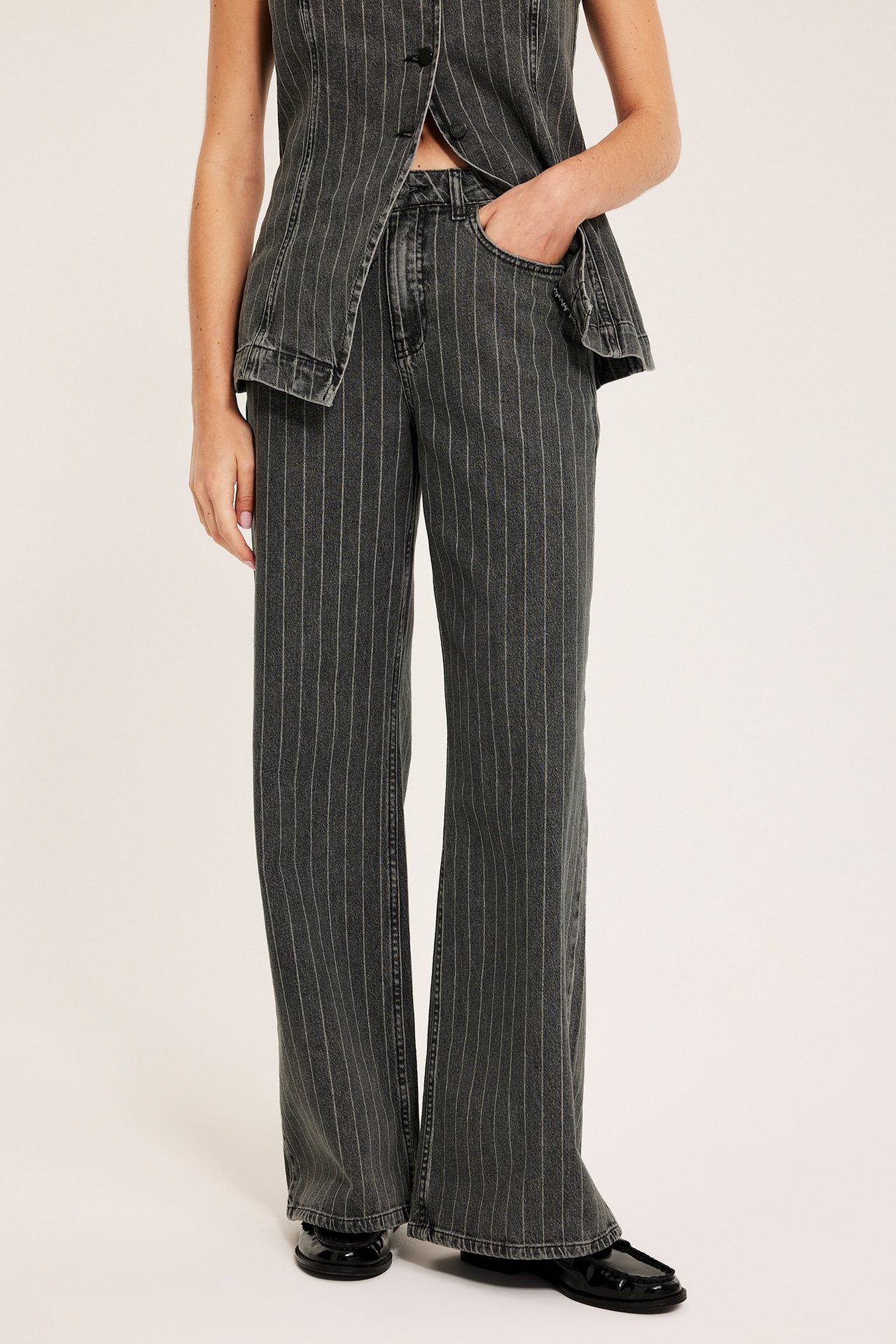 Wide jeans high waist