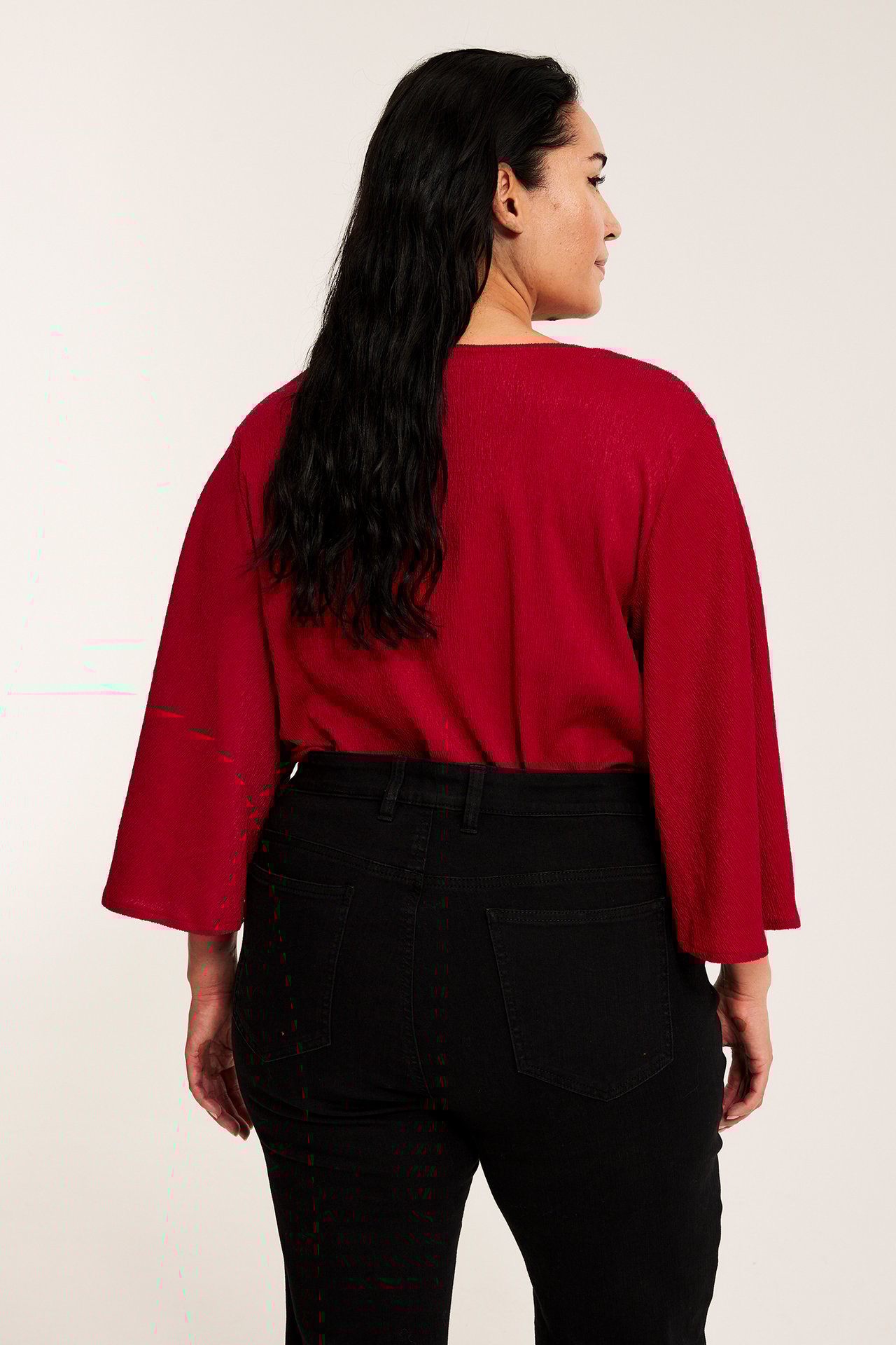 Festtopp - Rød - 173cm / Storlek: XL - 5