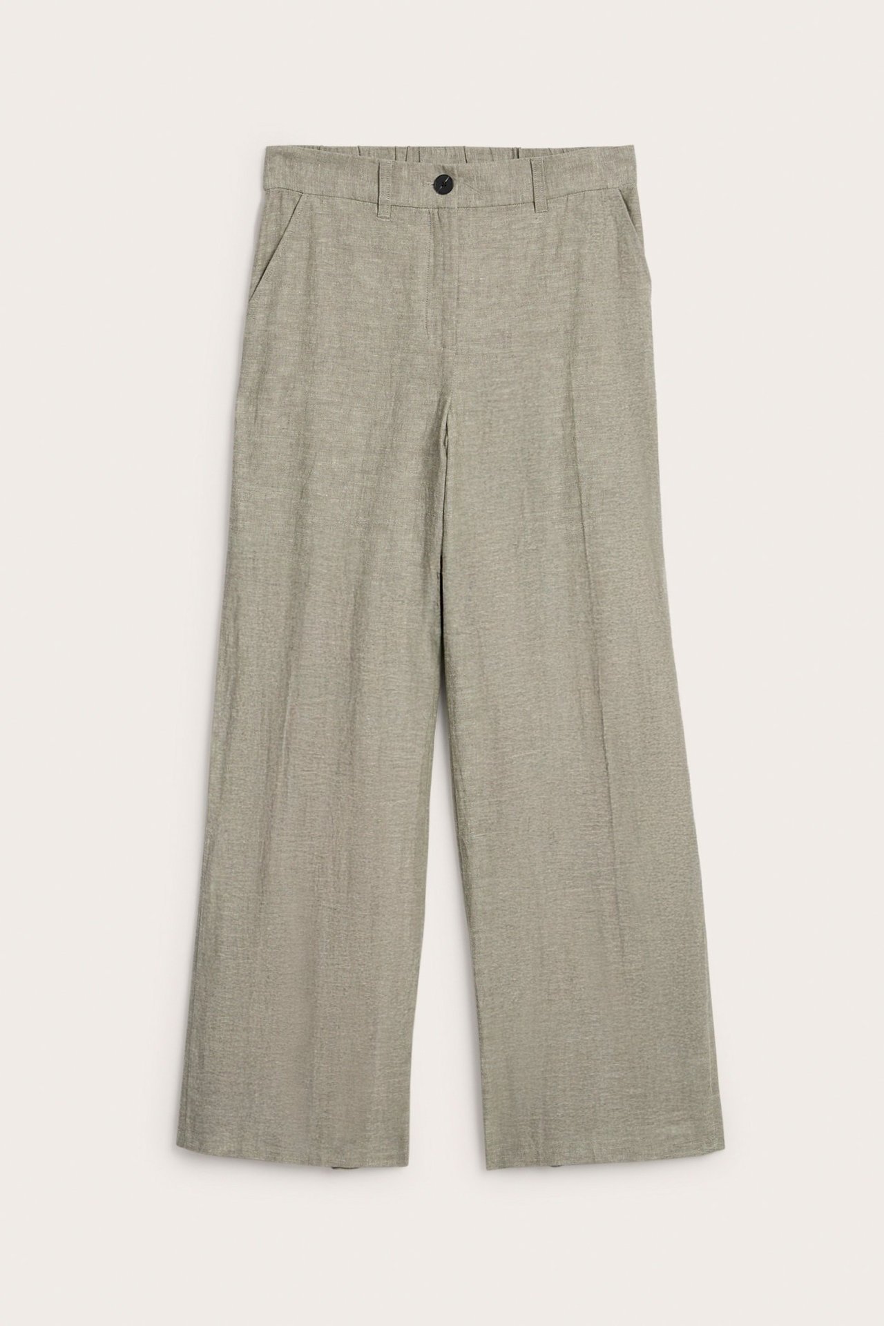 Pellavasekoitetta olevat pukuhousut