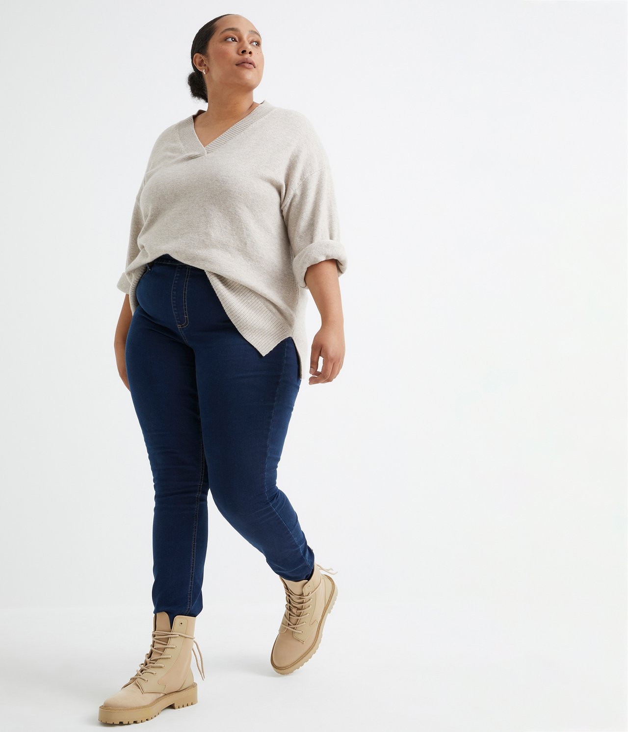 Linn treggings extra long leg - Mörk denim - 2