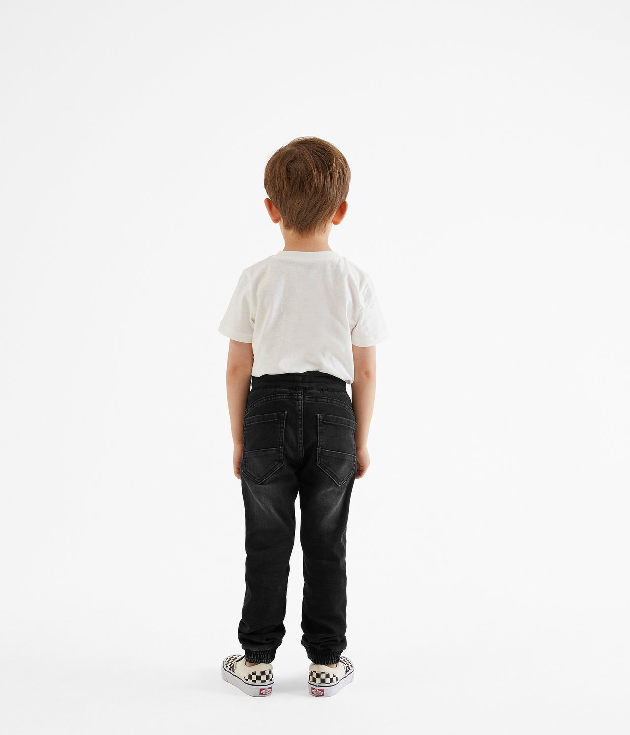 Joggerjeans loose fit - Musta denim - 10