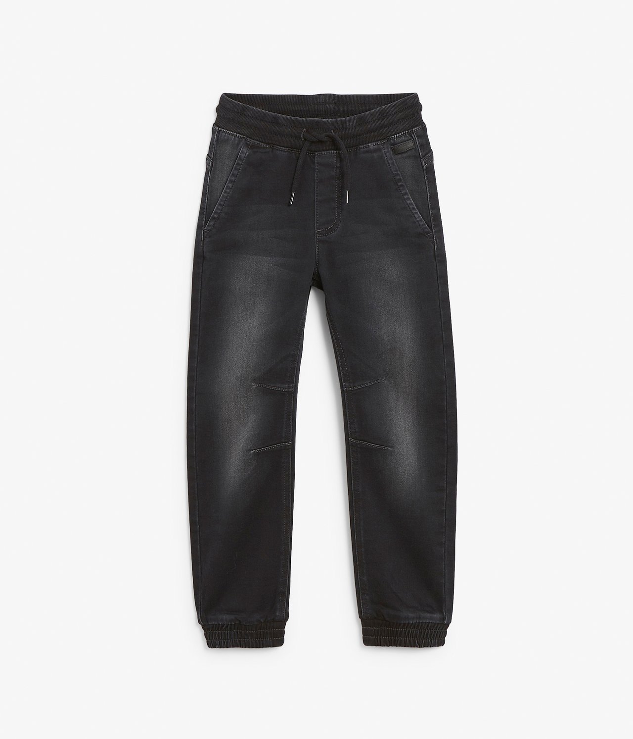 Joggerjeans loose fit - Musta denim - 8