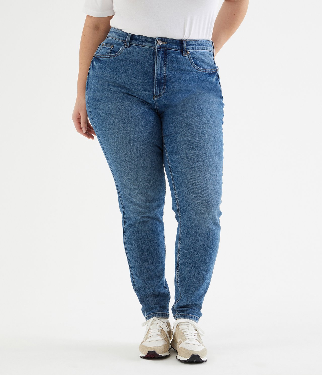Ebba slim jeans - Blå - 1