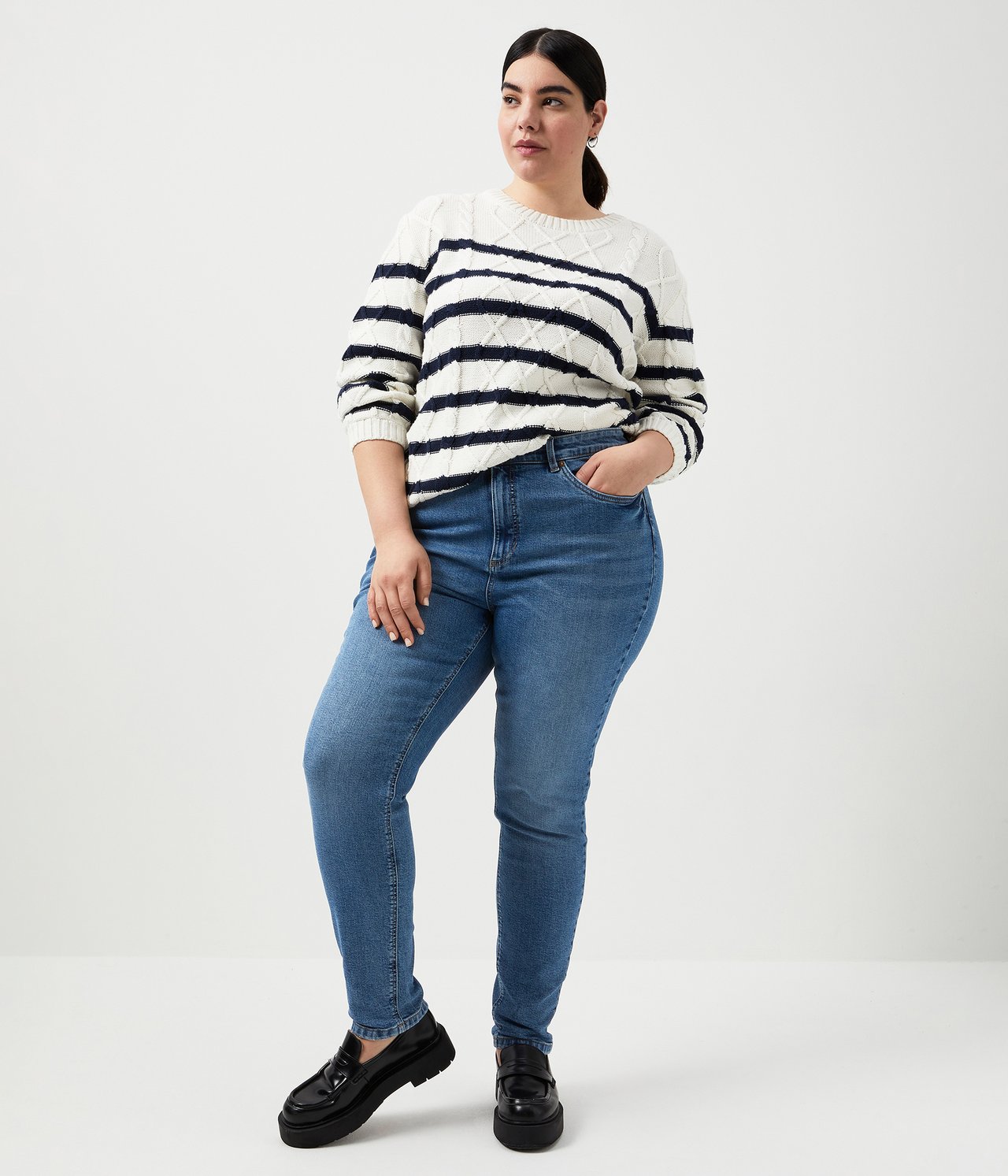 Ebba slim jeans extra long leg - Sininen - 2
