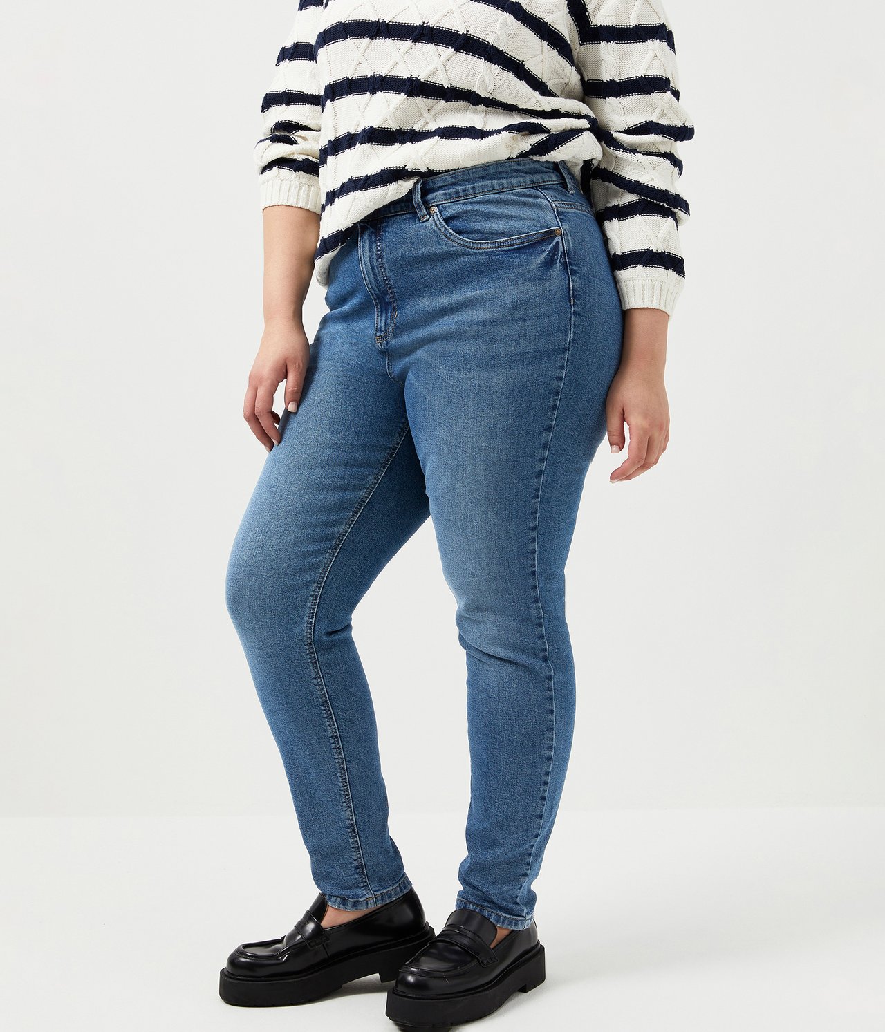 Ebba slim jeans extra long leg - Blå - 1