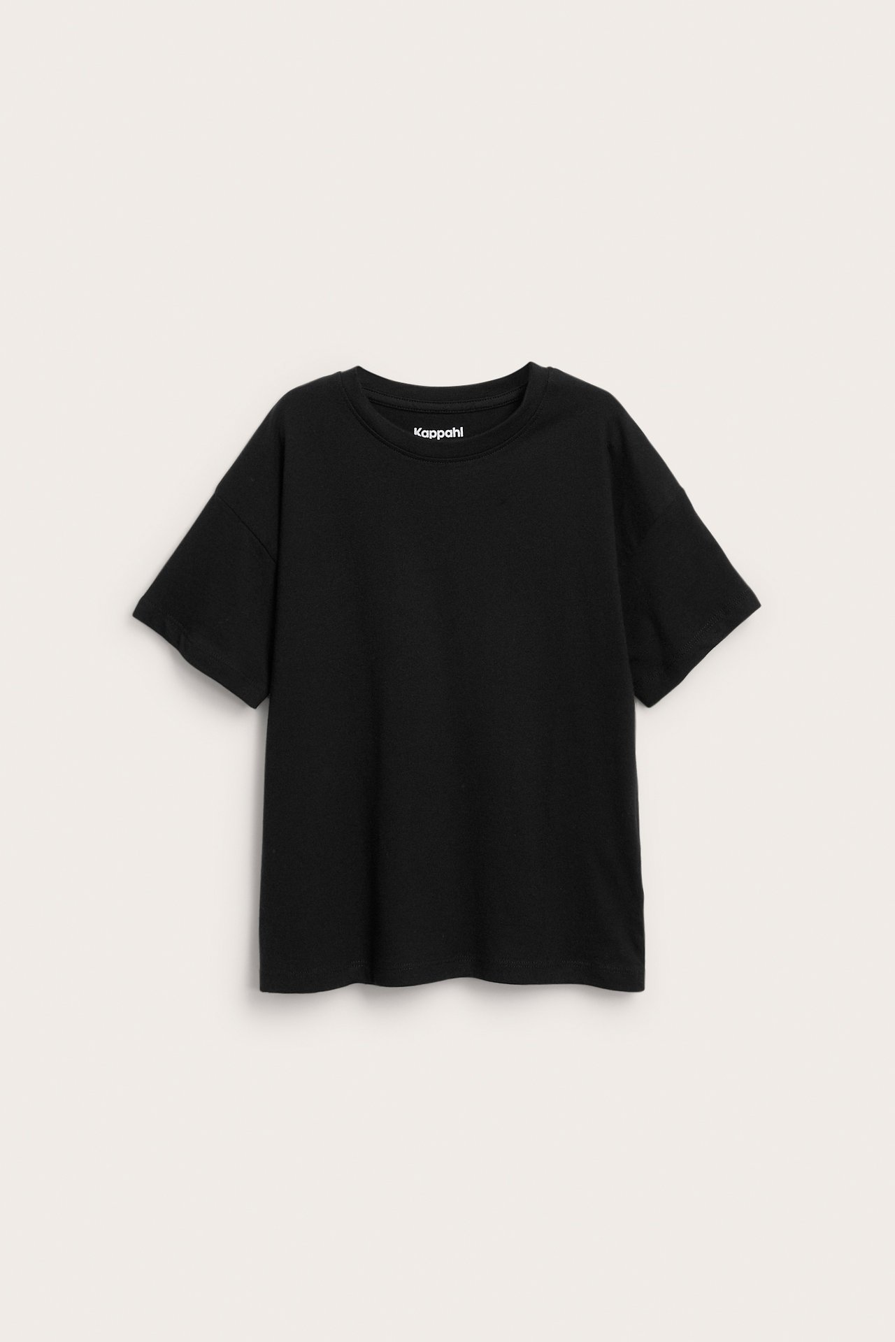 Kortärmad t-shirt i bomullstrikå