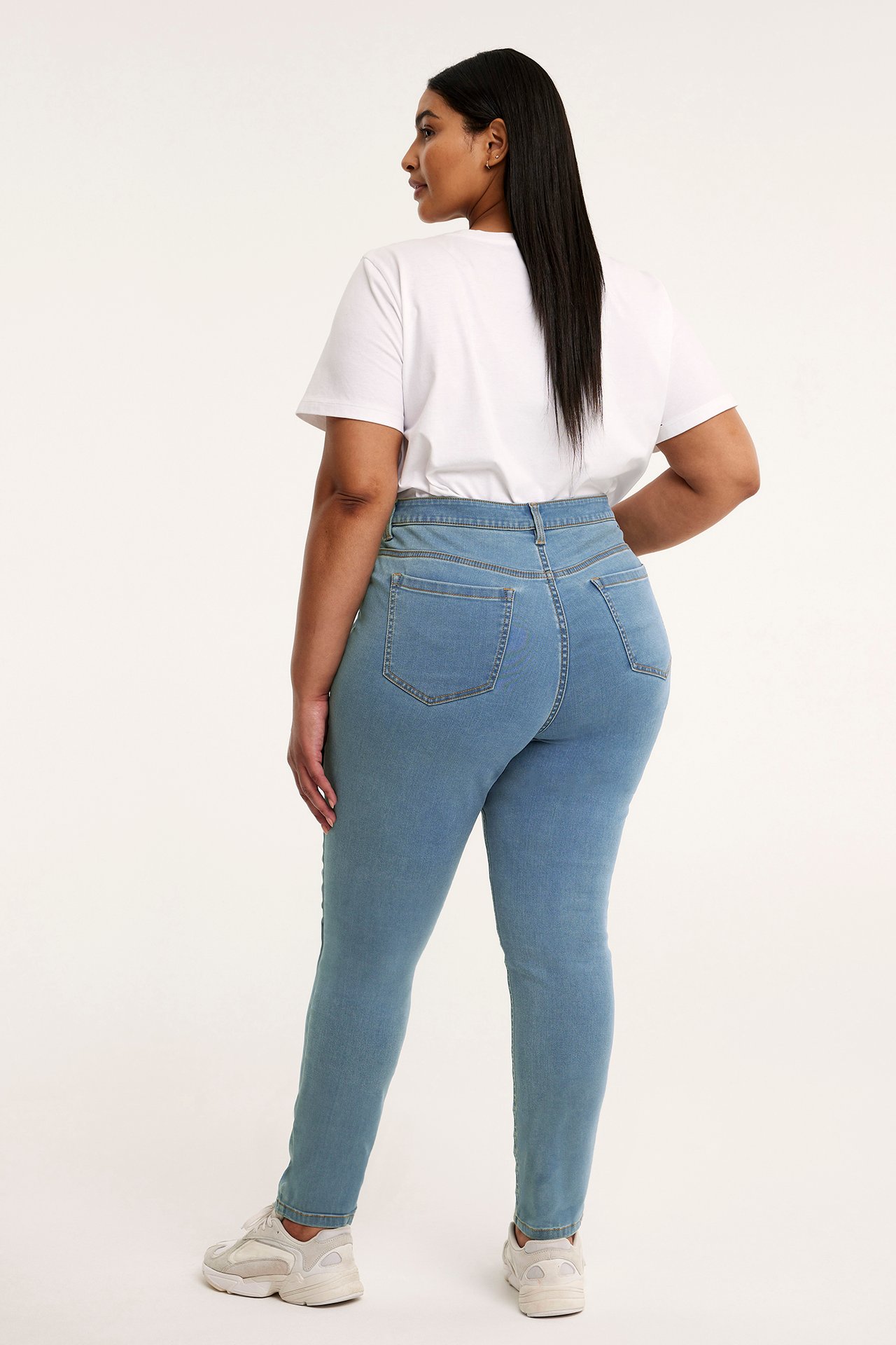 Ebba slim jeans - Lys denim - 172cm / Storlek: 50 - 4