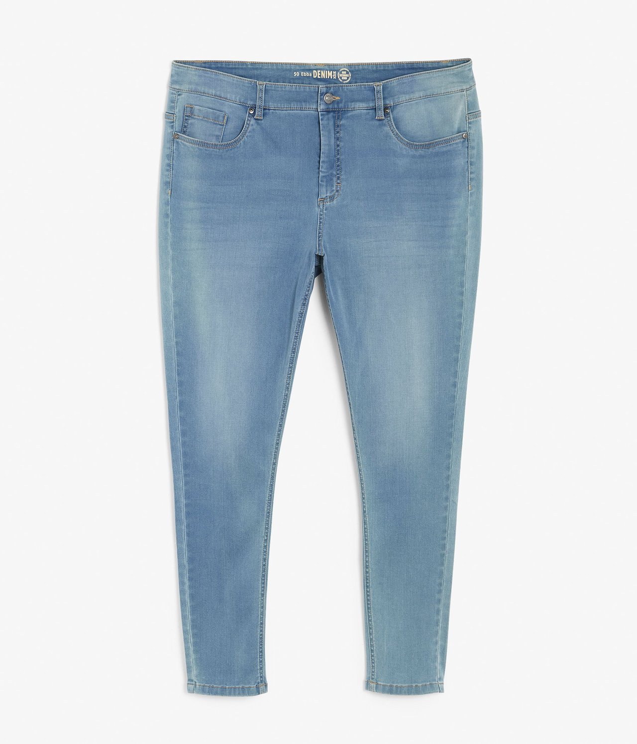 Ebba slim jeans Vaalea denimi - null - 1
