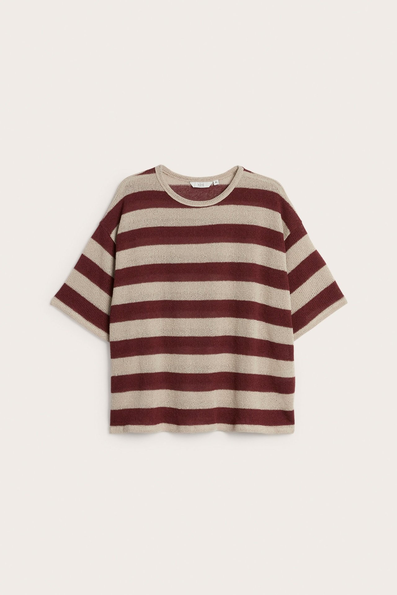 Sweter z dzianiny, z krótkimi rękawami