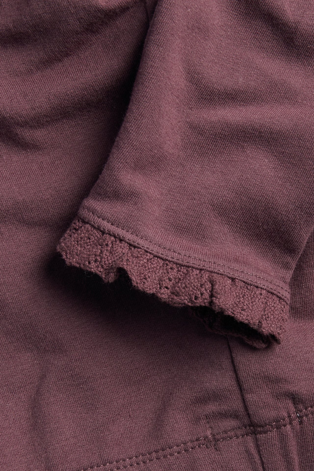 Leggingsit, joissa on harjattu sisäpuoli - Viininpunainen - 1