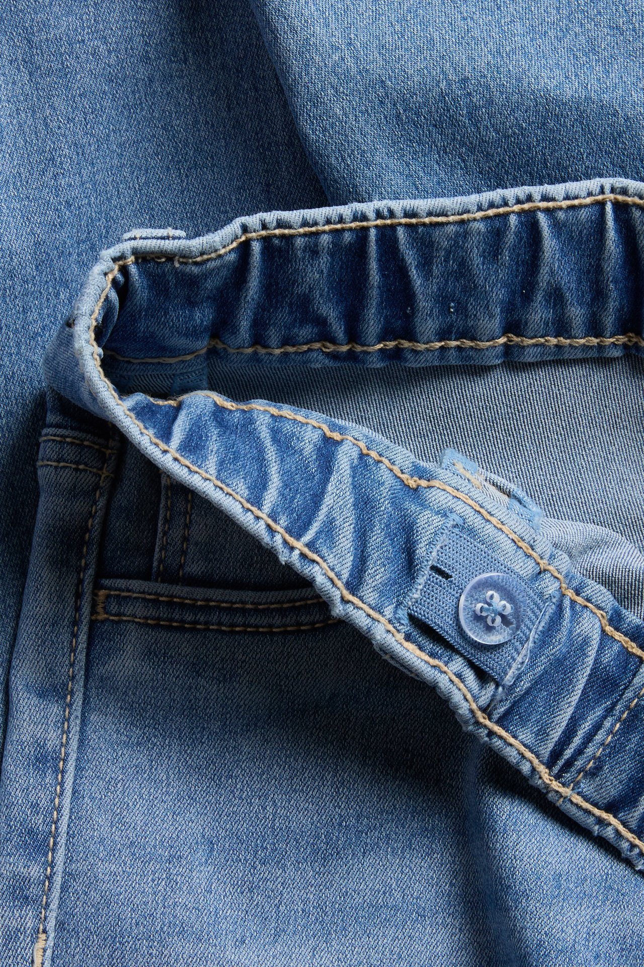 Slim fit -farkkujoggerit - Vaalea denim - 4