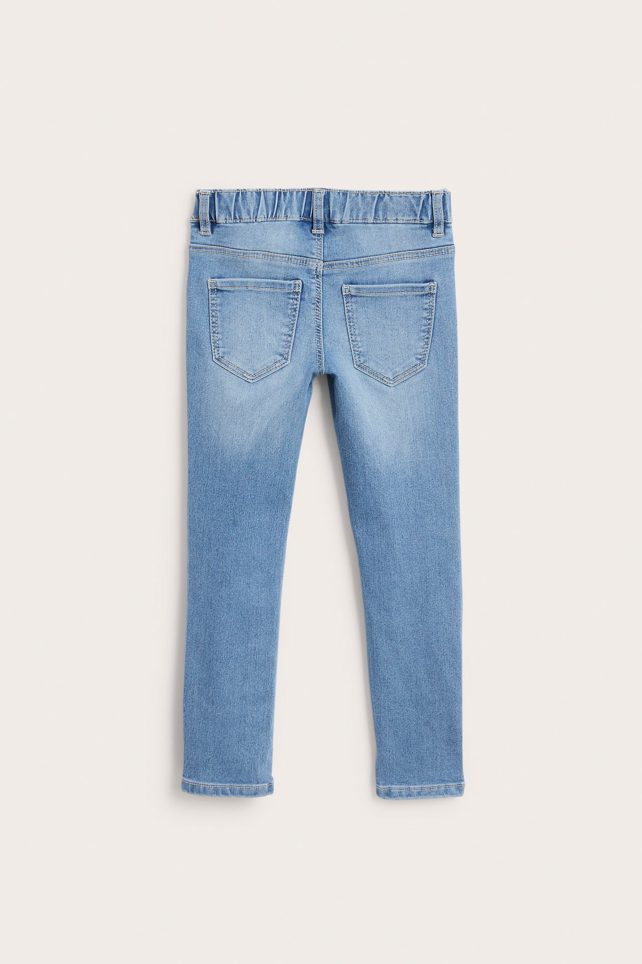 Slim fit -farkkujoggerit - Vaalea denim - 6