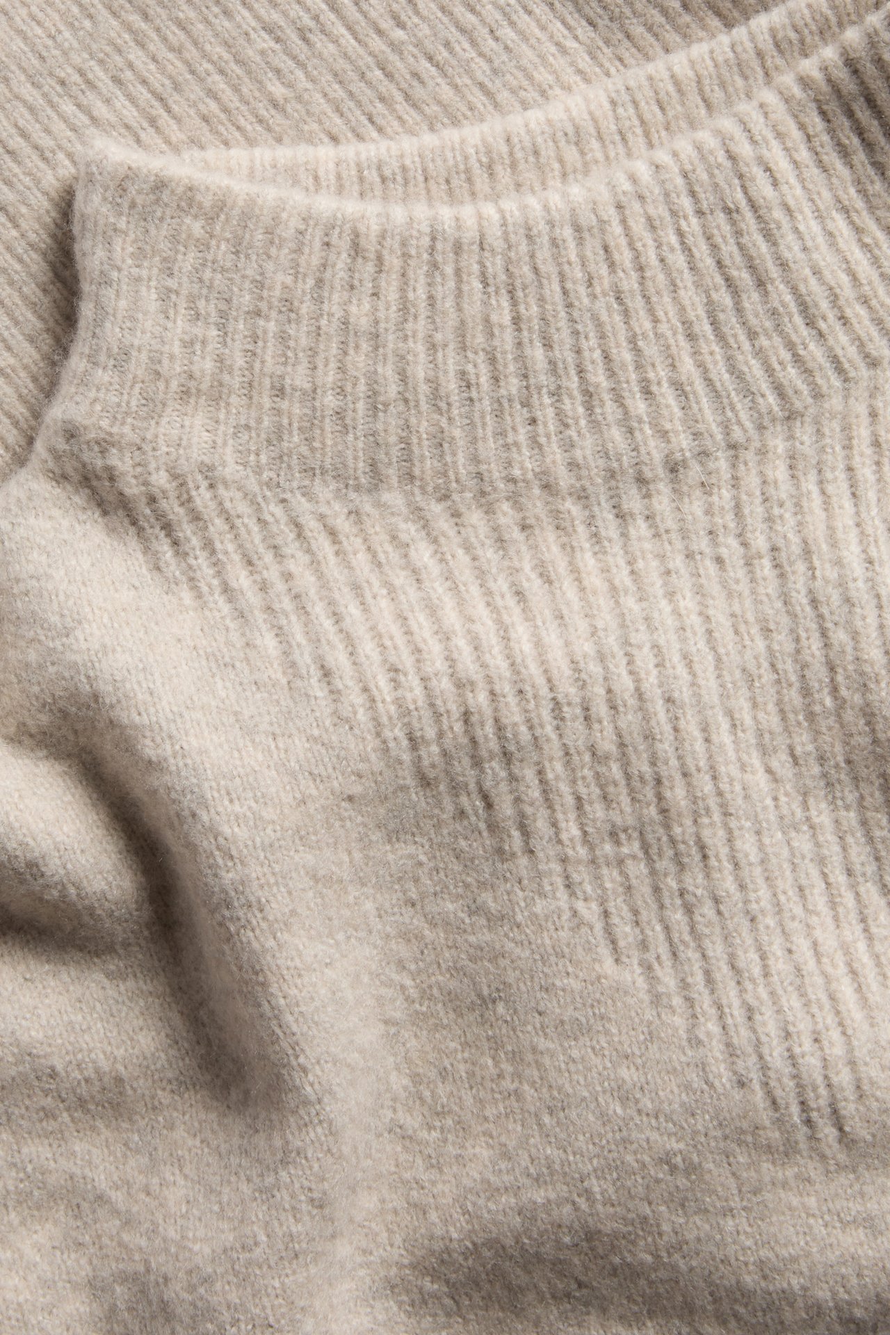 Kortärmad stickad polotröja