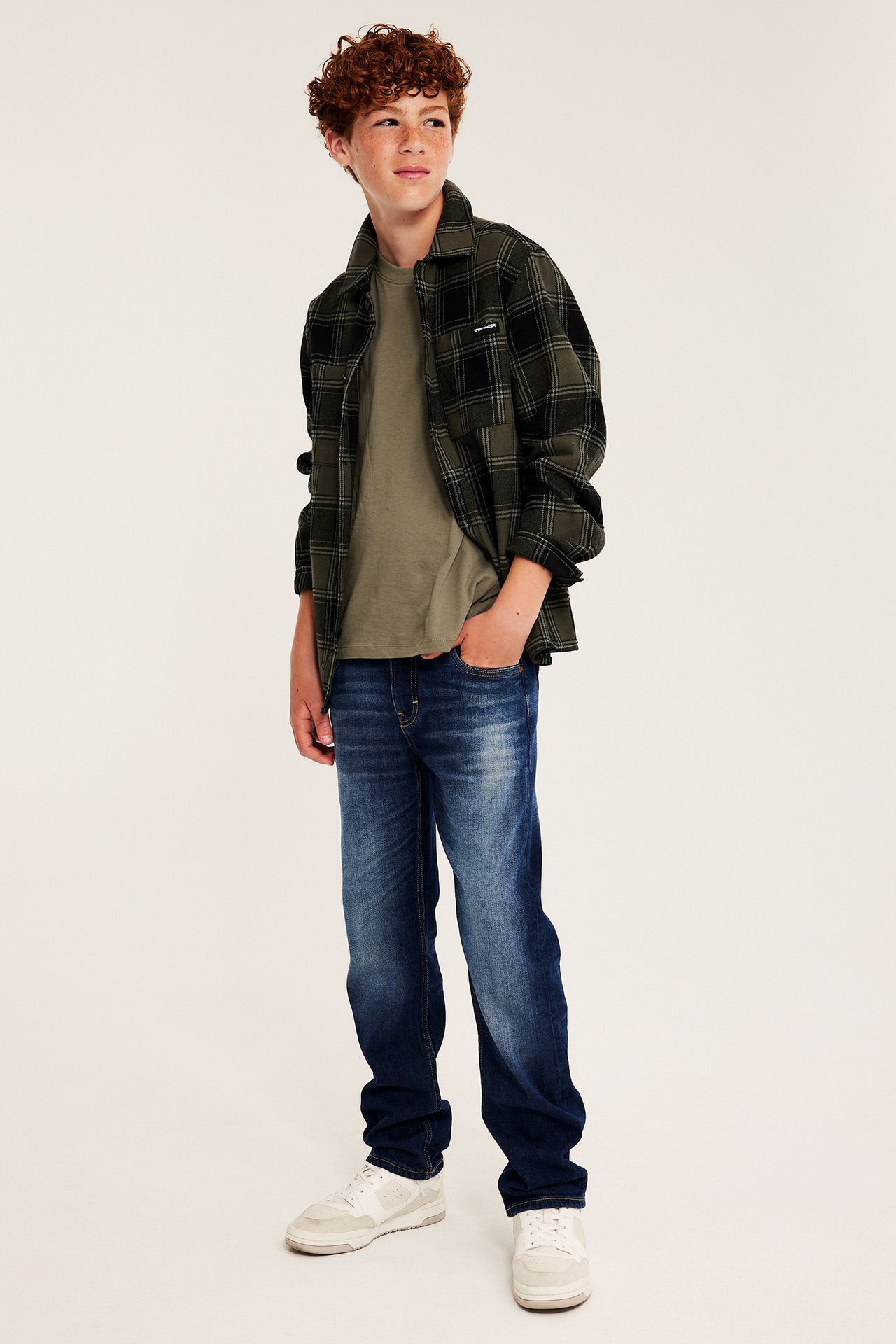 Straight jeans mid waist