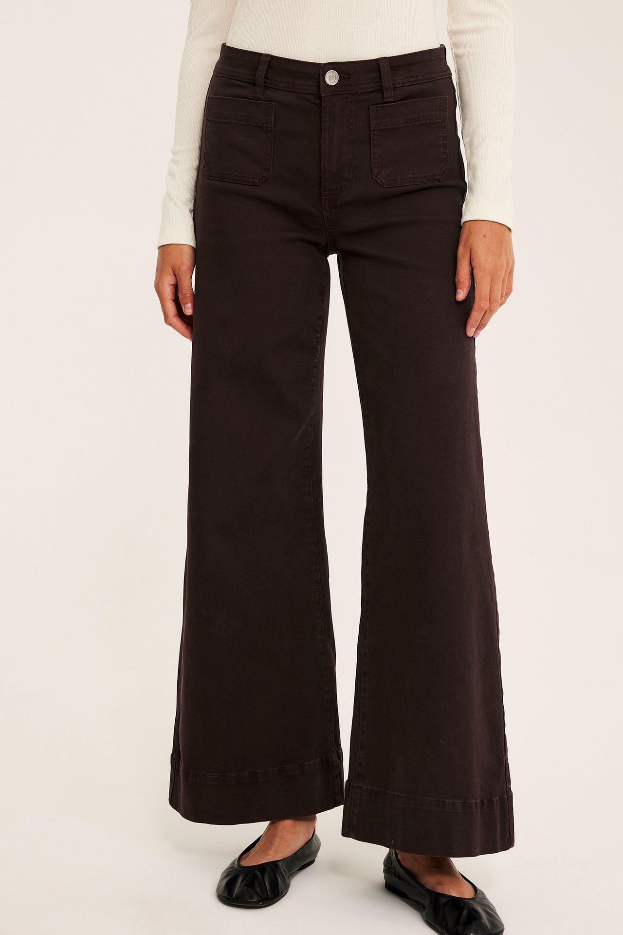 Wide jeans high waist