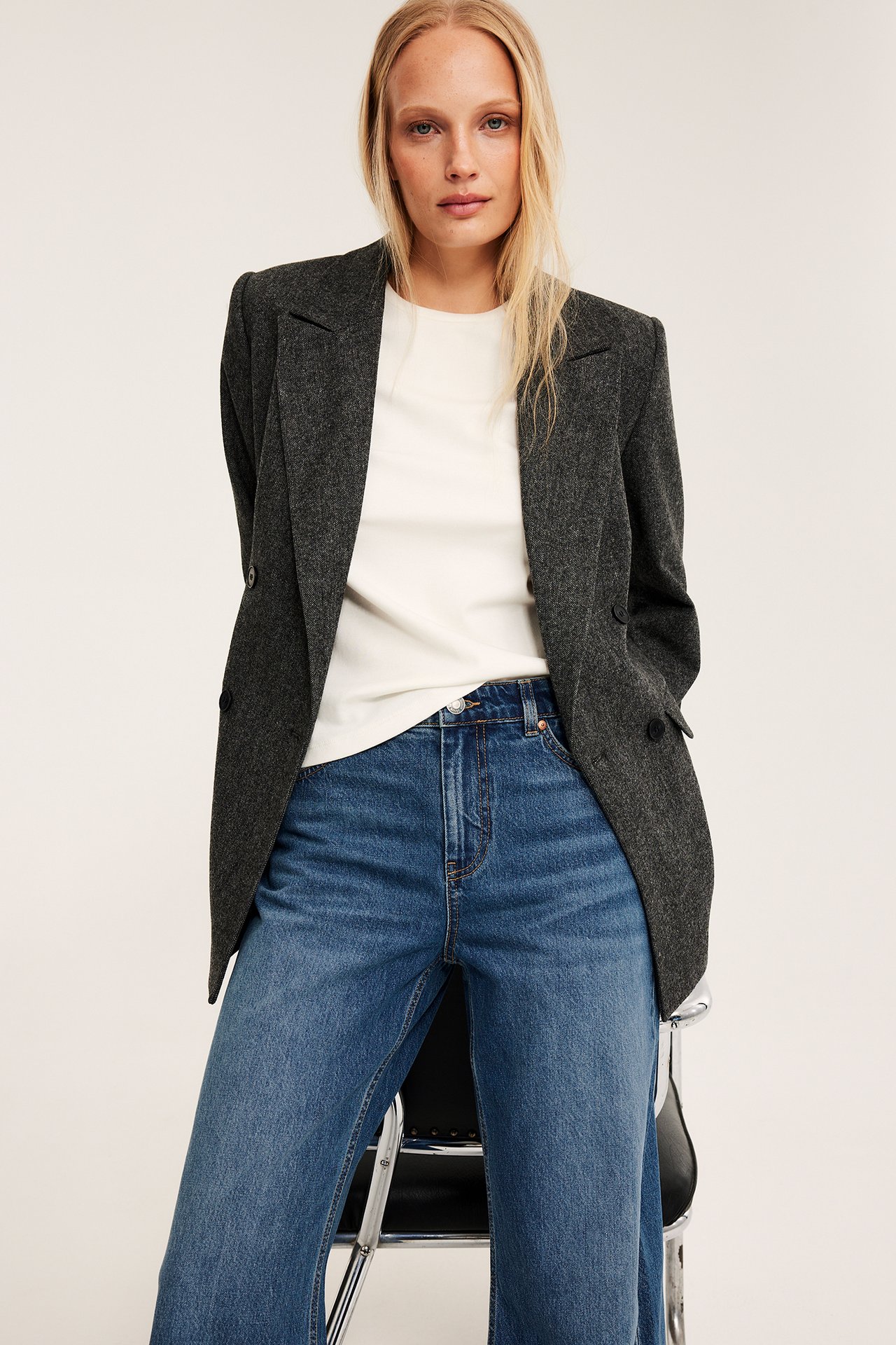 Wide jeans high waist