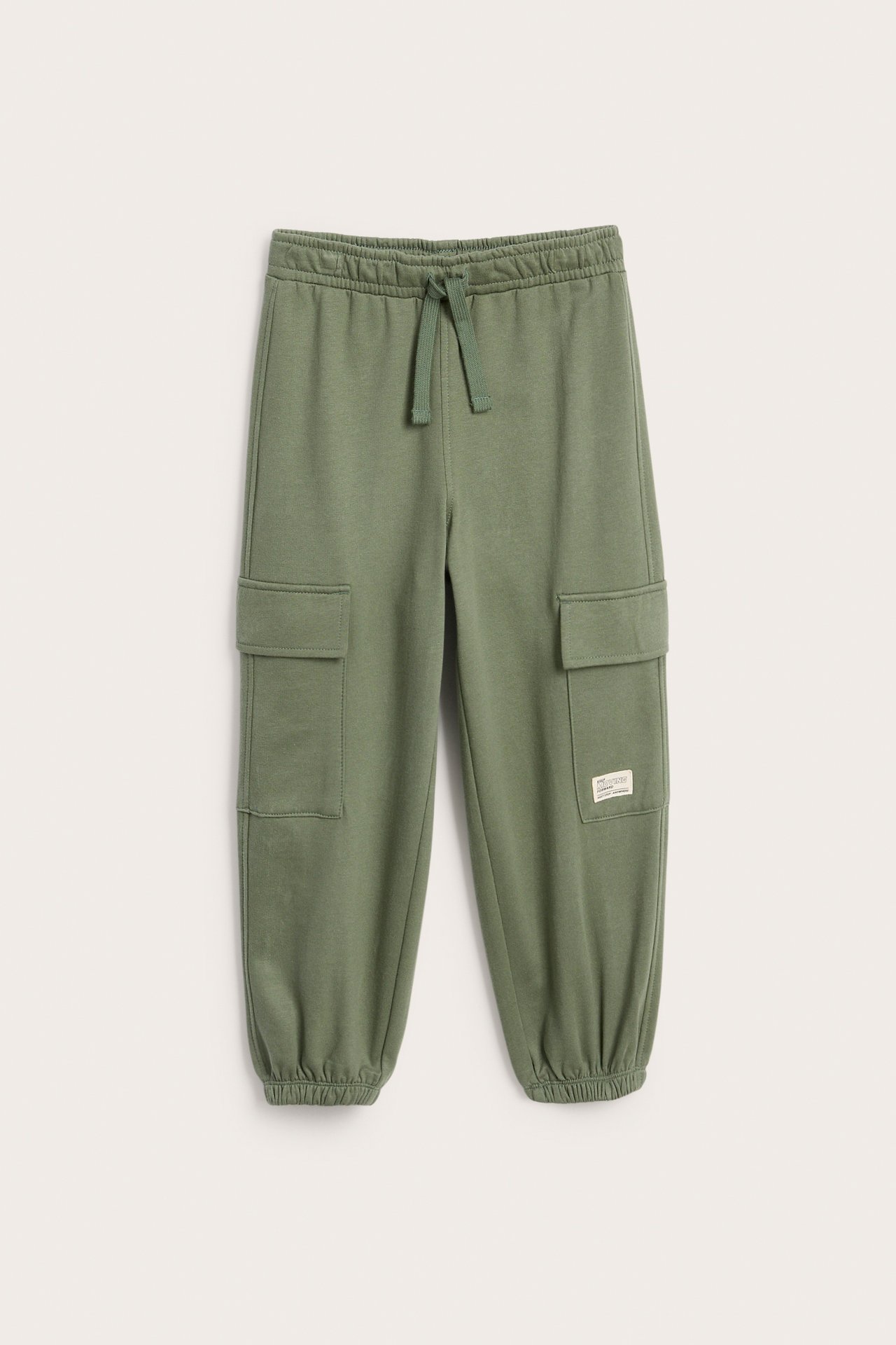 Joggebukse med cargolommer