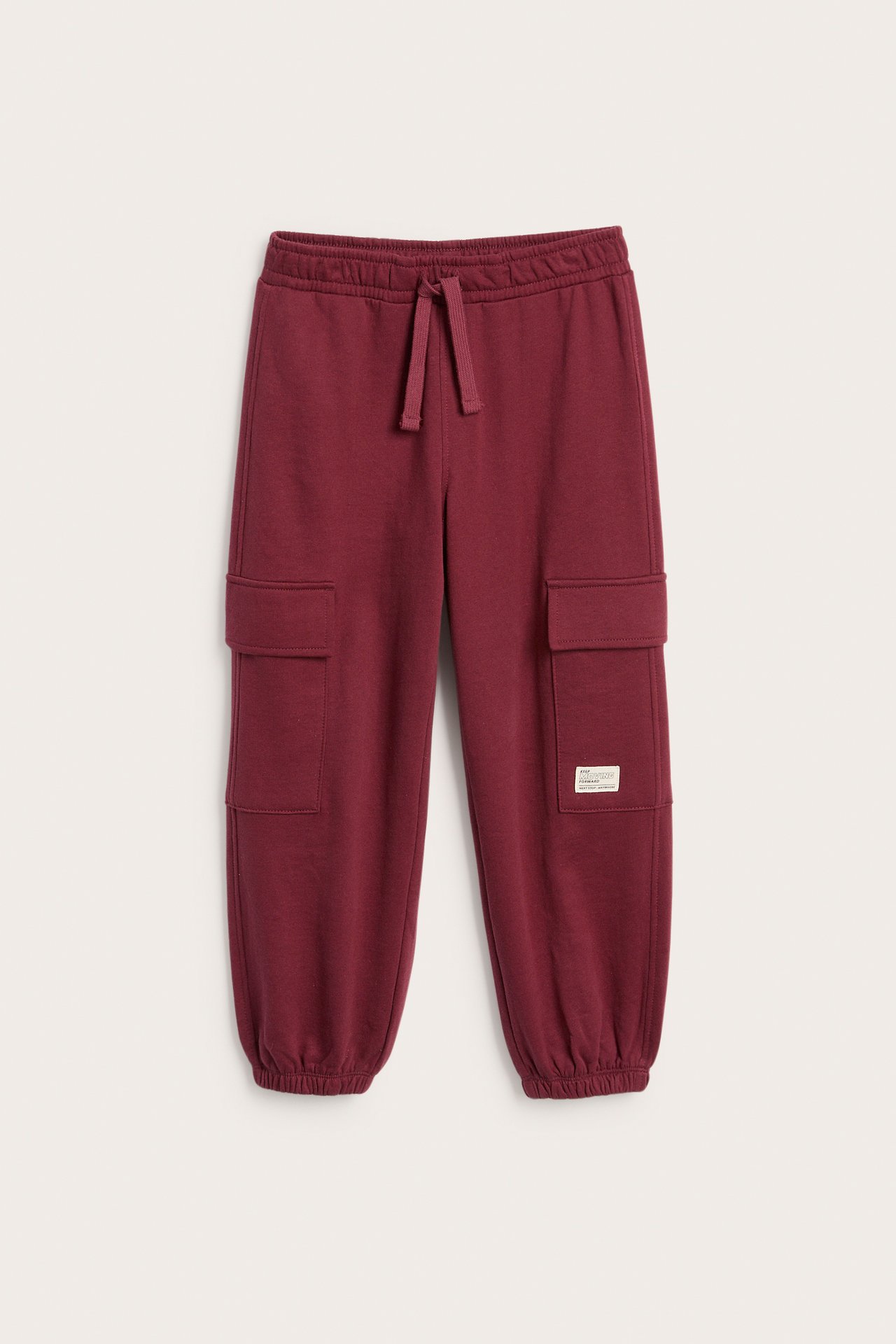 Joggebukse med cargolommer