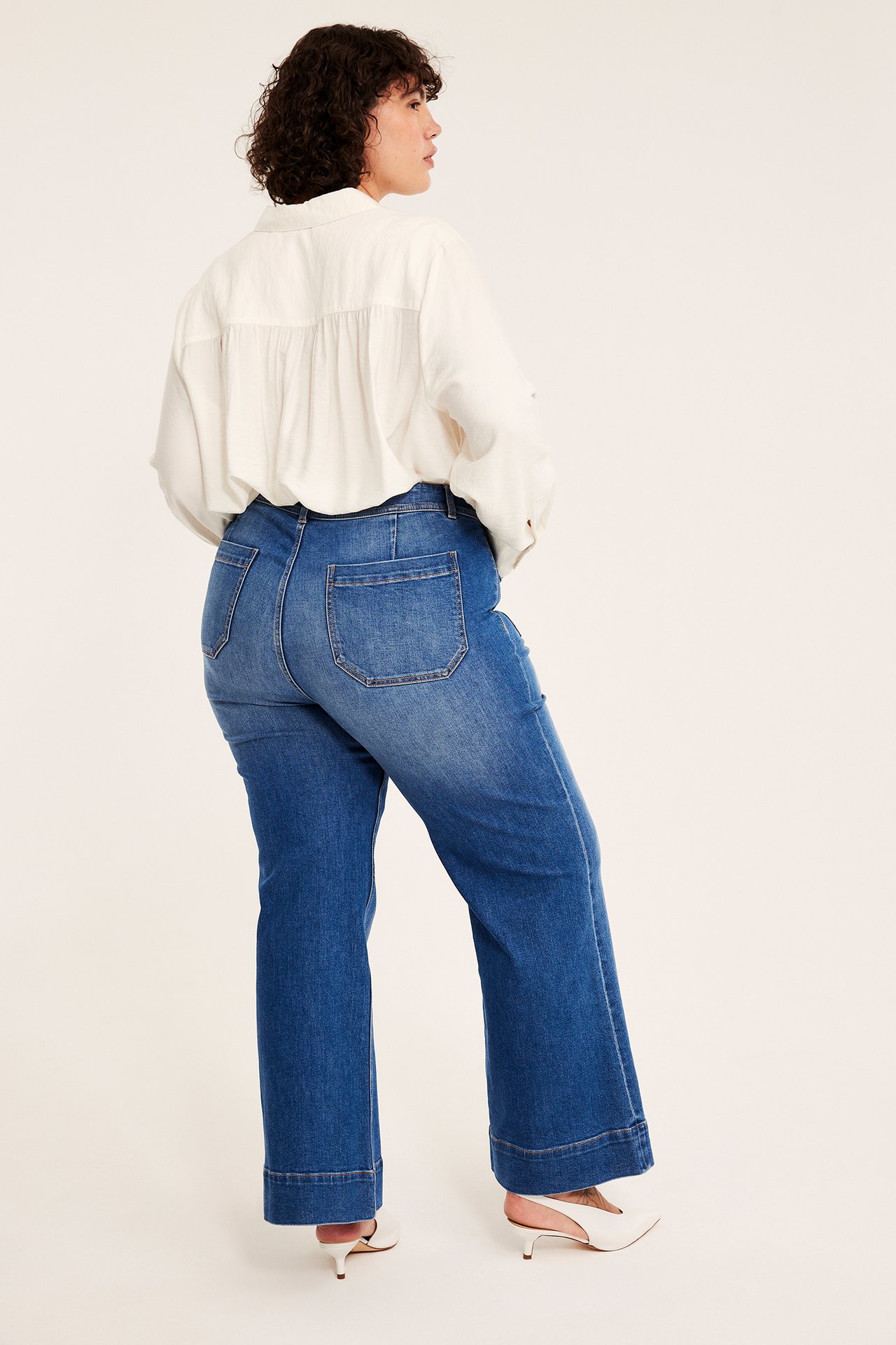 Flare jeans high waist - Denim - 9