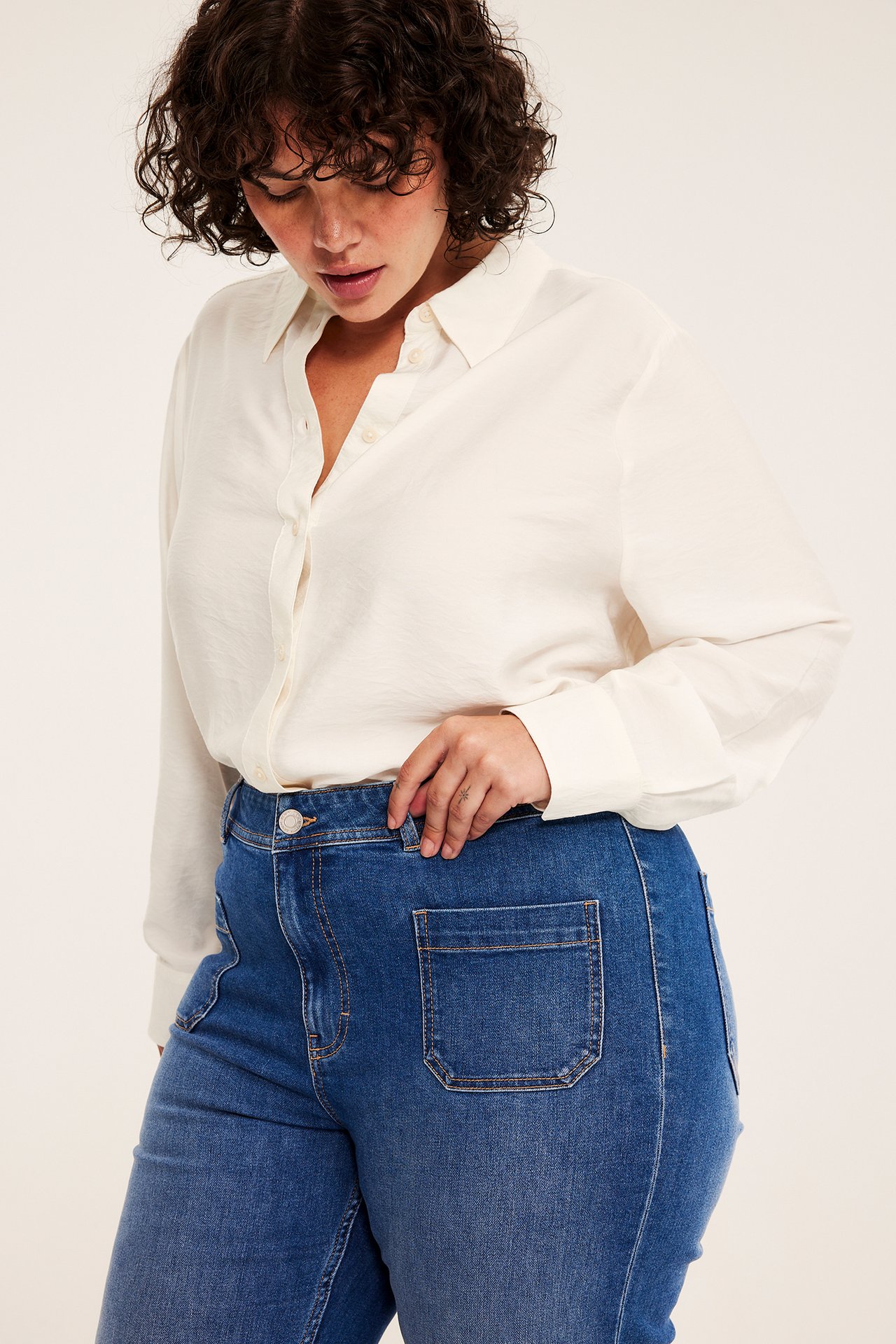 Flare jeans high waist - Denim - 6
