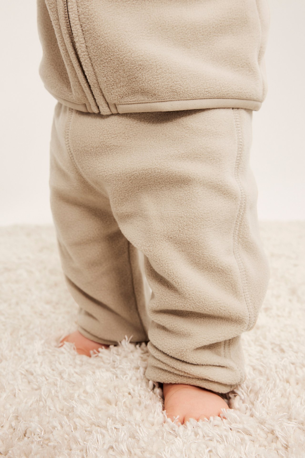 Fleecehousut - Beige - 3