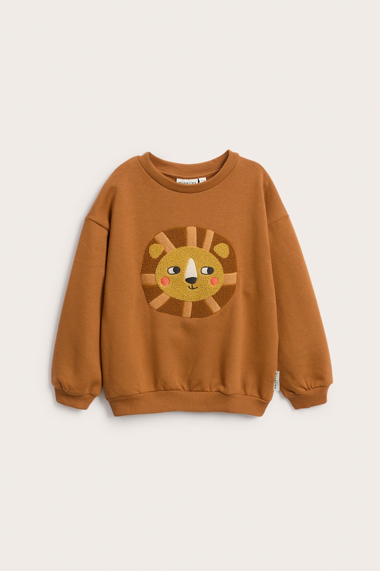 Mjuk sweatshirt med tryck