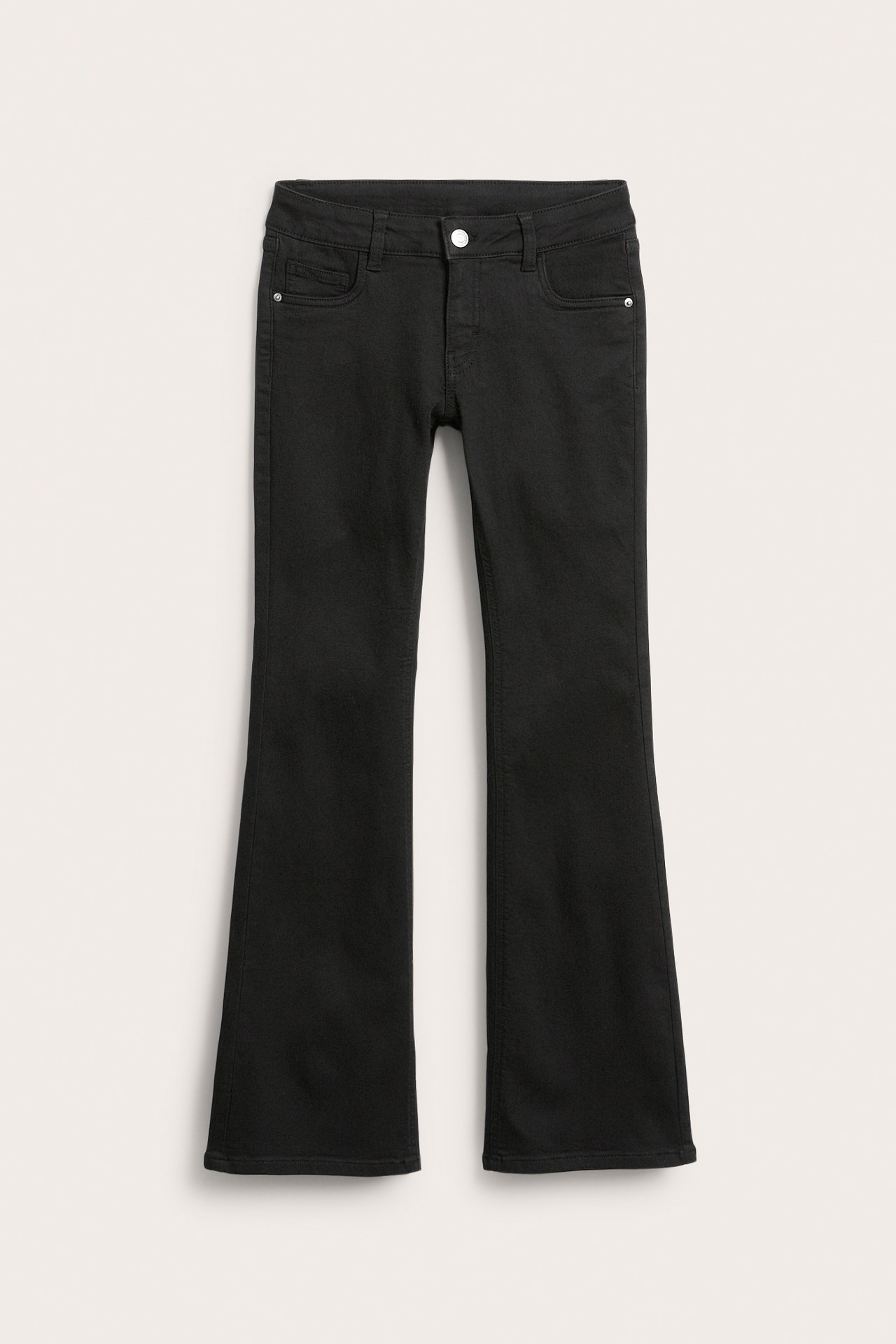 Bootcut-farkut matala vyötärö