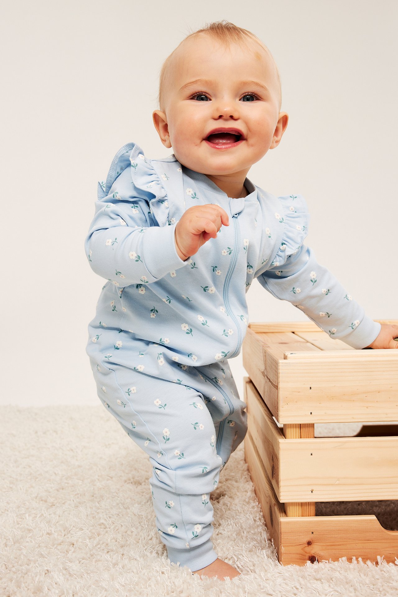 2-pakning pyjamas med volanger