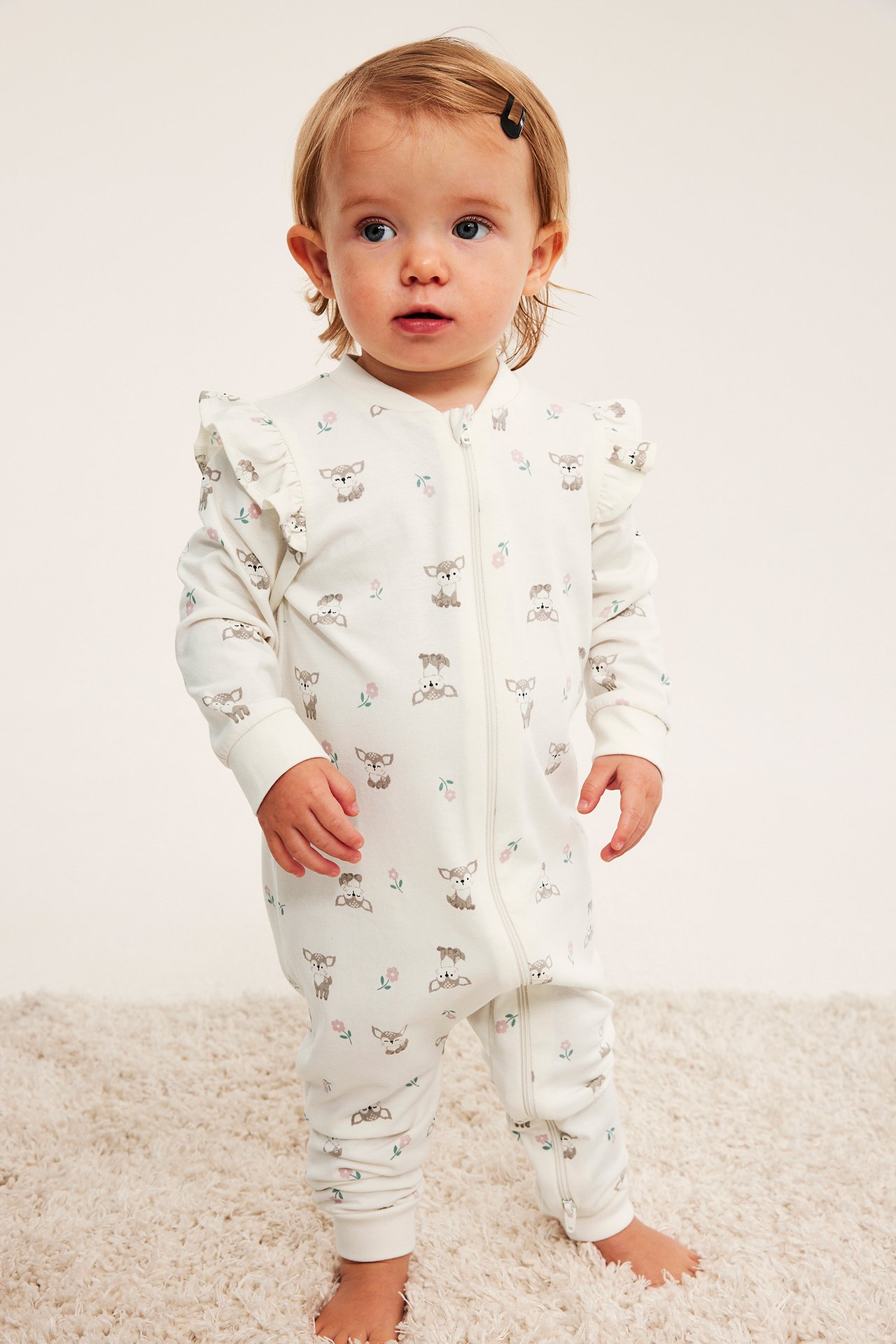 Pyjamas med i 2-pack med volang