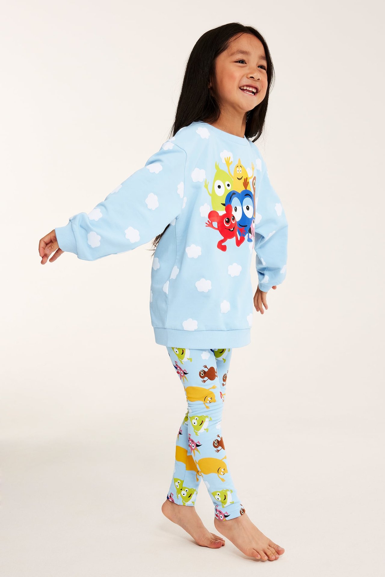 Leggings med Babblarna motiv - Blå - 4