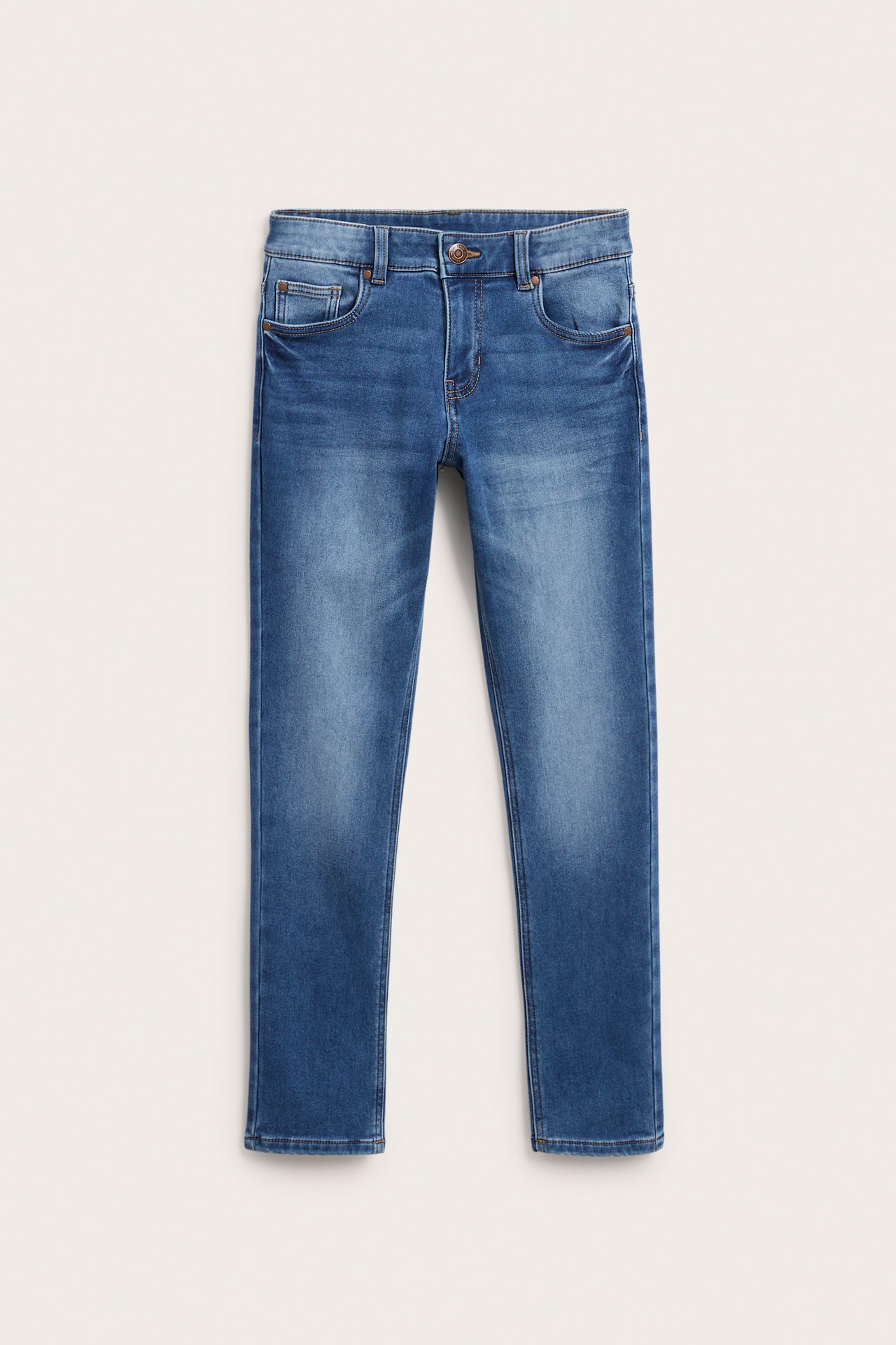 Slim-fit-joggerfarkut, joissa on 5 taskua