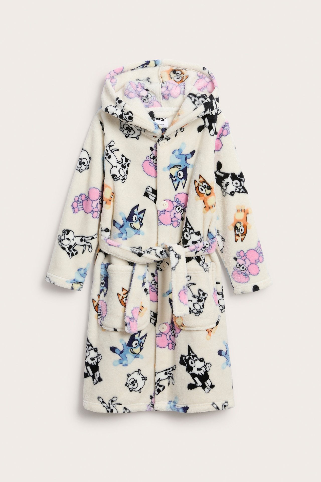 Morgenkåpe med Bluey-print