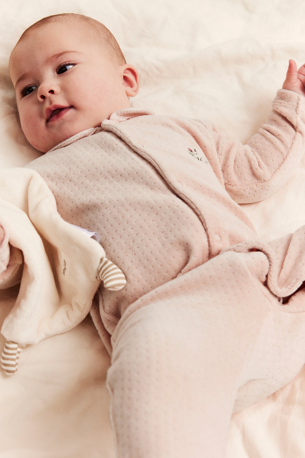 Velourpyjamas med krage