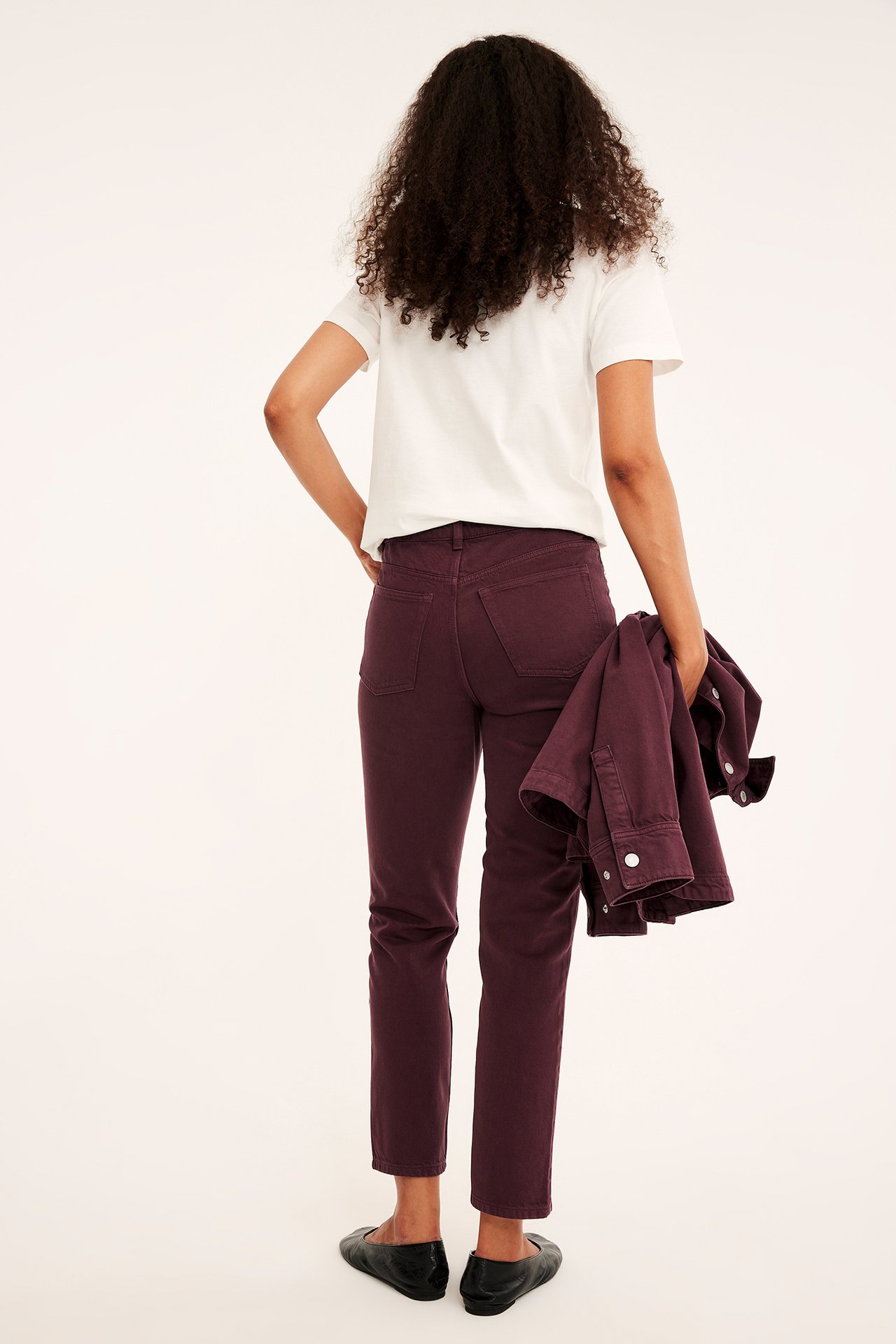Straight jeans high waist - Vinrød - 5