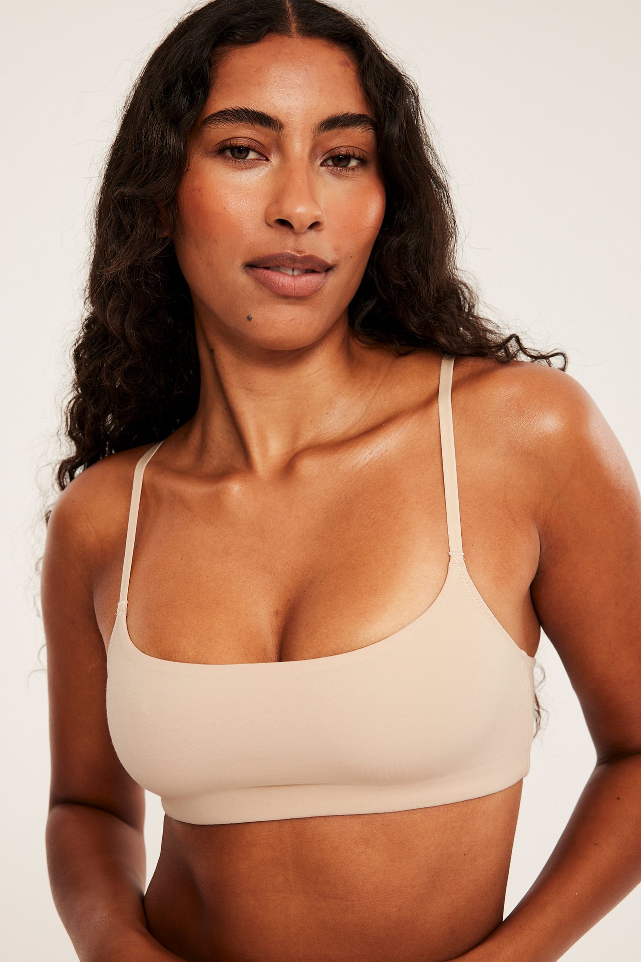 Bralette i bomullsmix