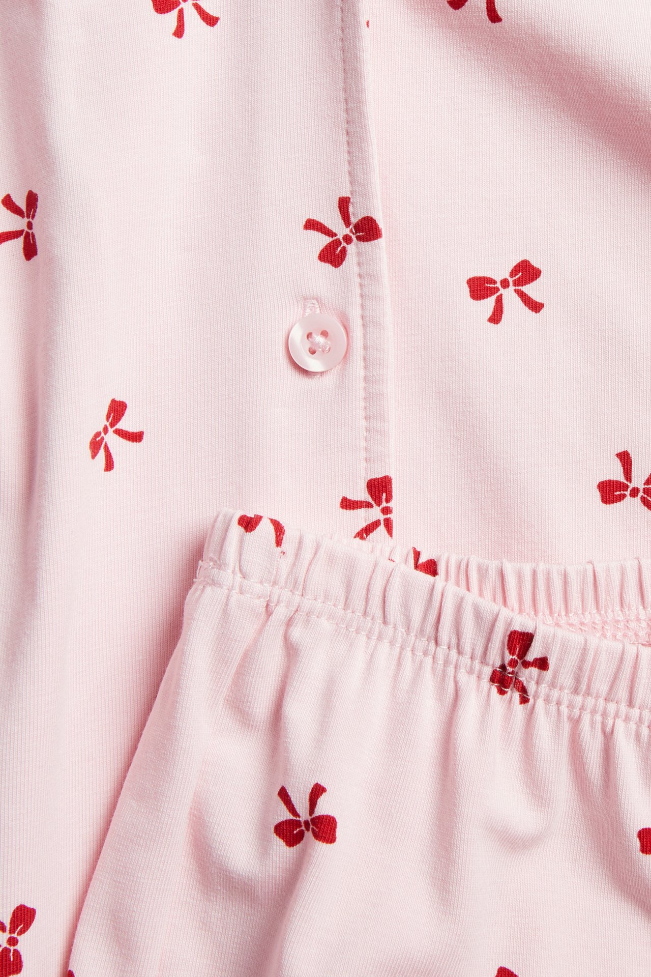 Pyjamassett med rosettmønster