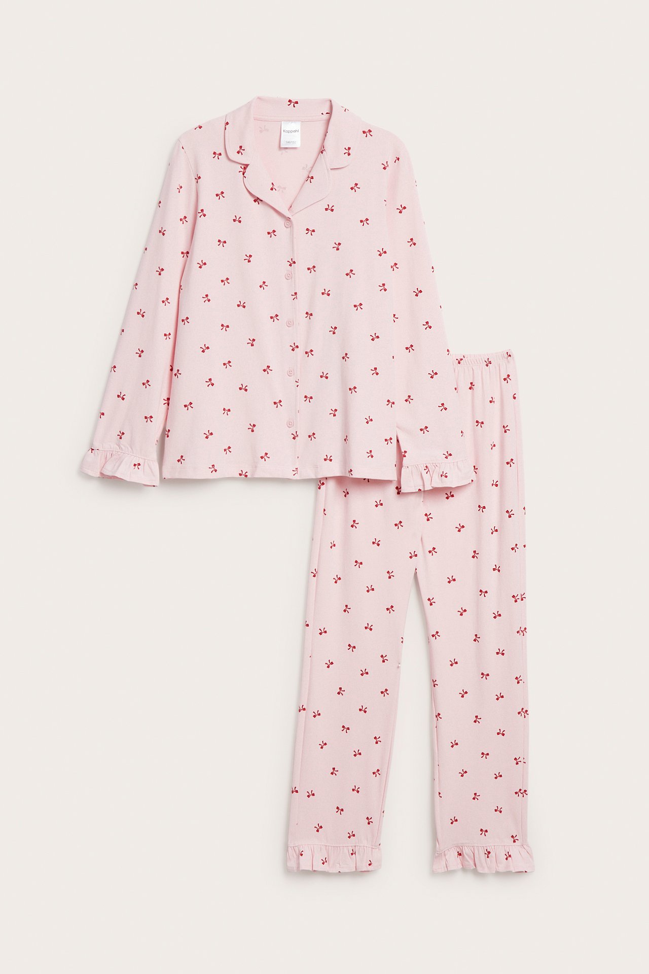Pyjamassett med rosettmønster