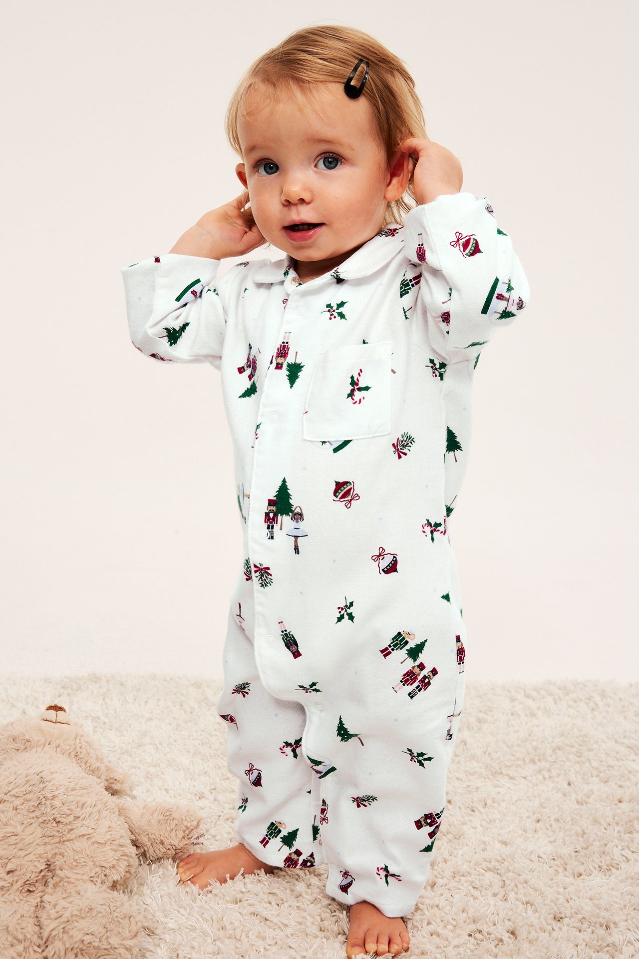 Vauvojen flannellinen joulupyjama
