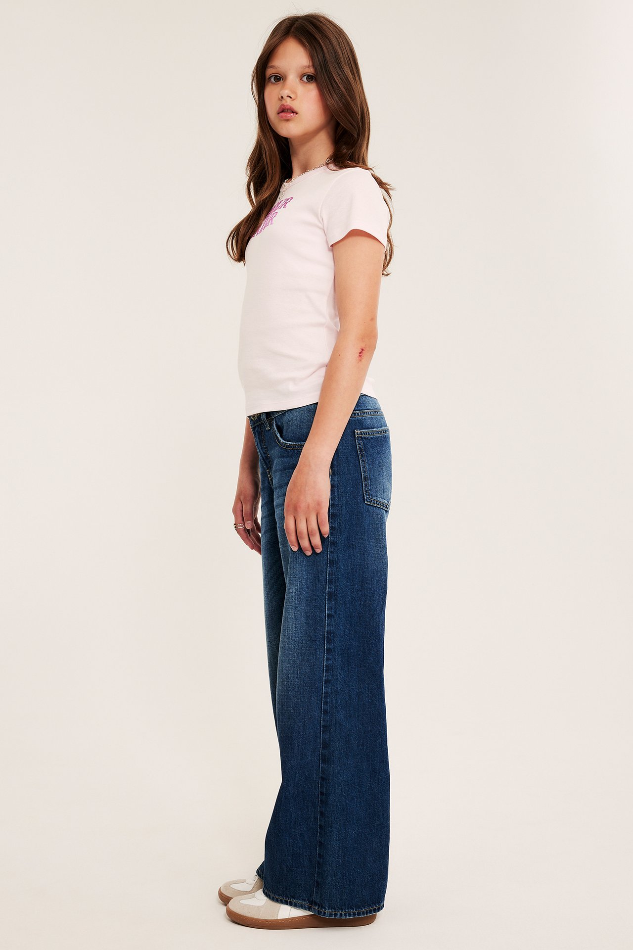 Wide jeans low waist