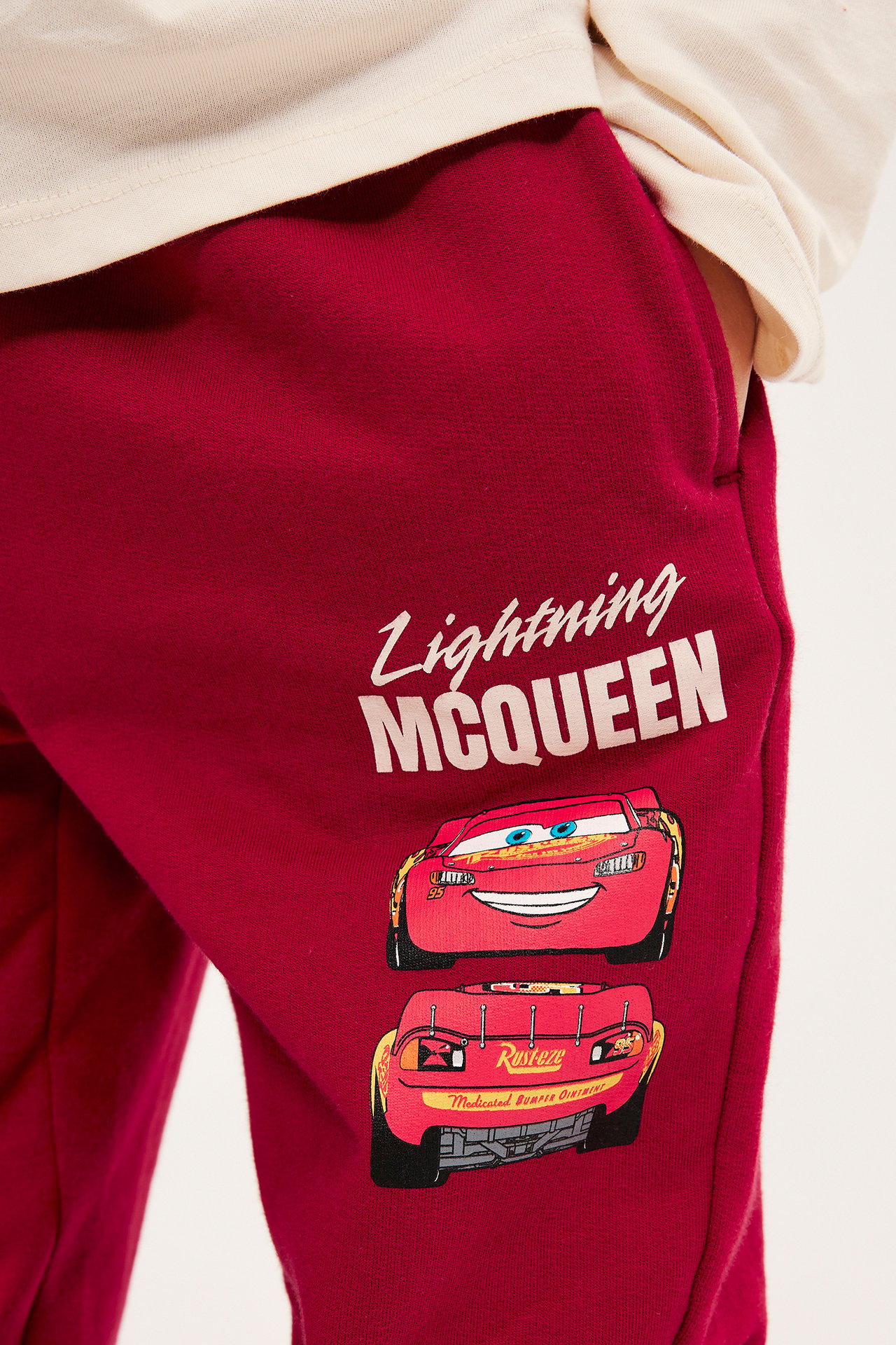 Joggebukser med Lynet McQueen - Rød - 4