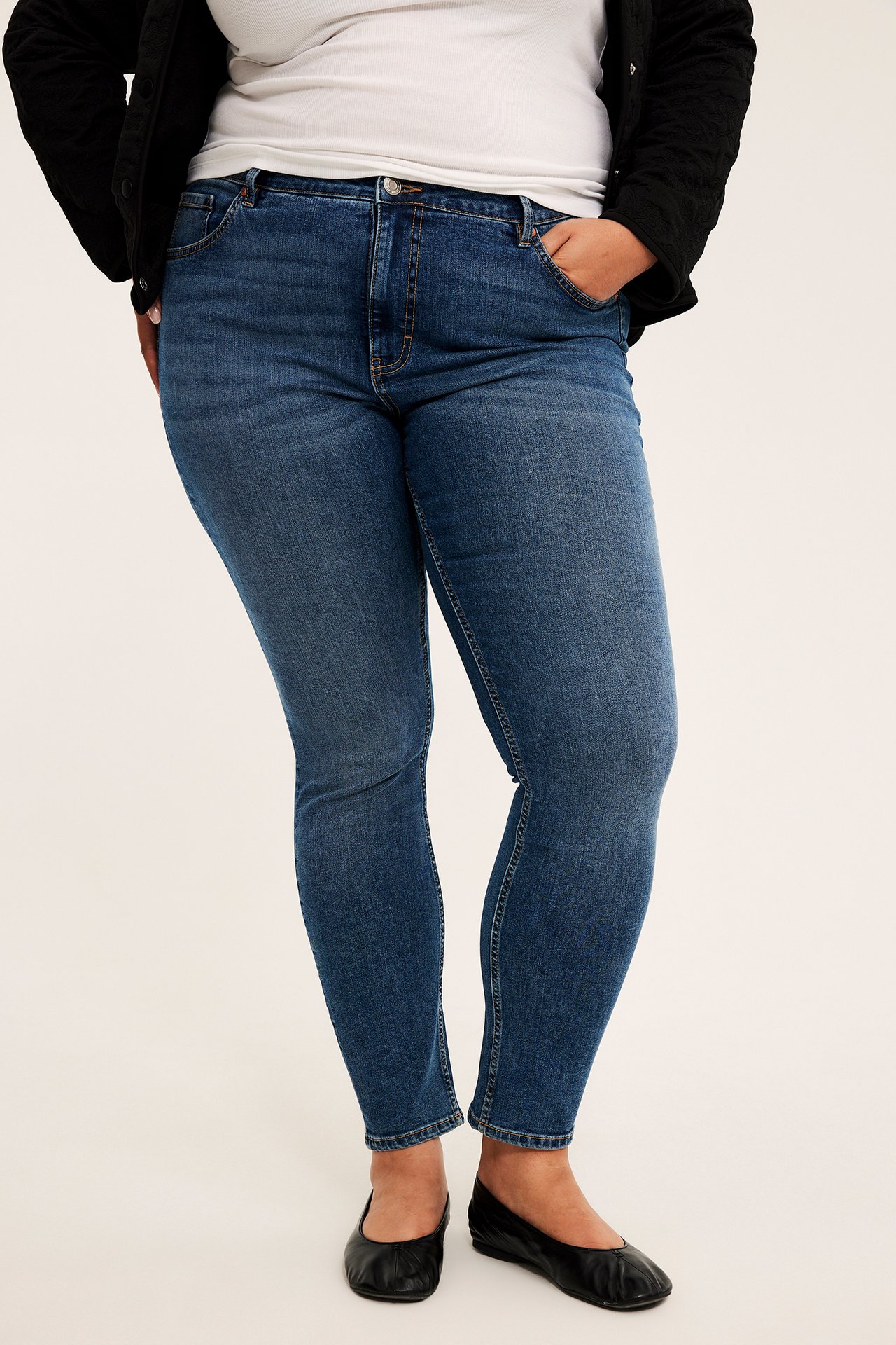Slim jeans high waist